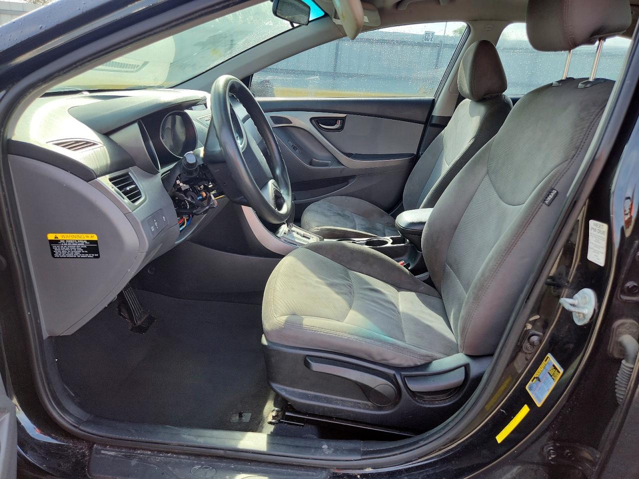2013 Hyundai Elantra Gls Black vin: 5NPDH4AE3DH312978