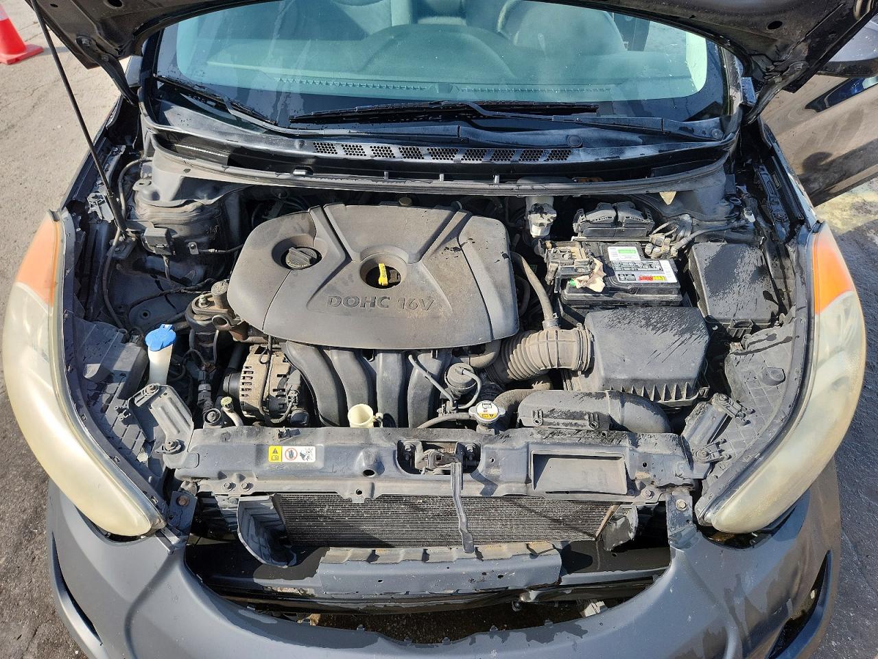 2013 Hyundai Elantra Gls Black vin: 5NPDH4AE3DH312978