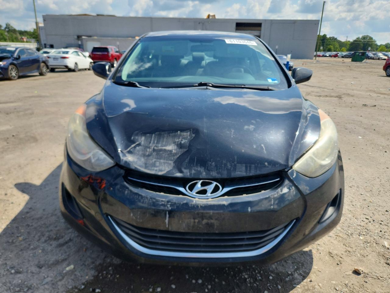 2013 Hyundai Elantra Gls Black vin: 5NPDH4AE3DH315136