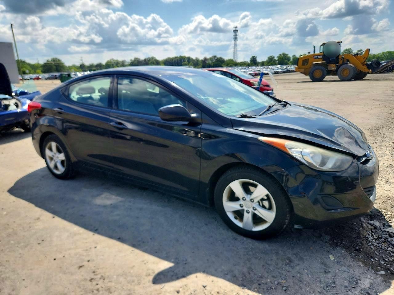 2013 Hyundai Elantra Gls Black vin: 5NPDH4AE3DH315136
