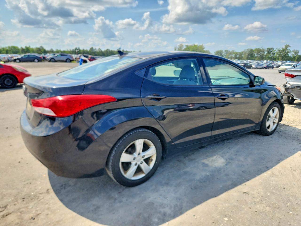 2013 Hyundai Elantra Gls Black vin: 5NPDH4AE3DH315136