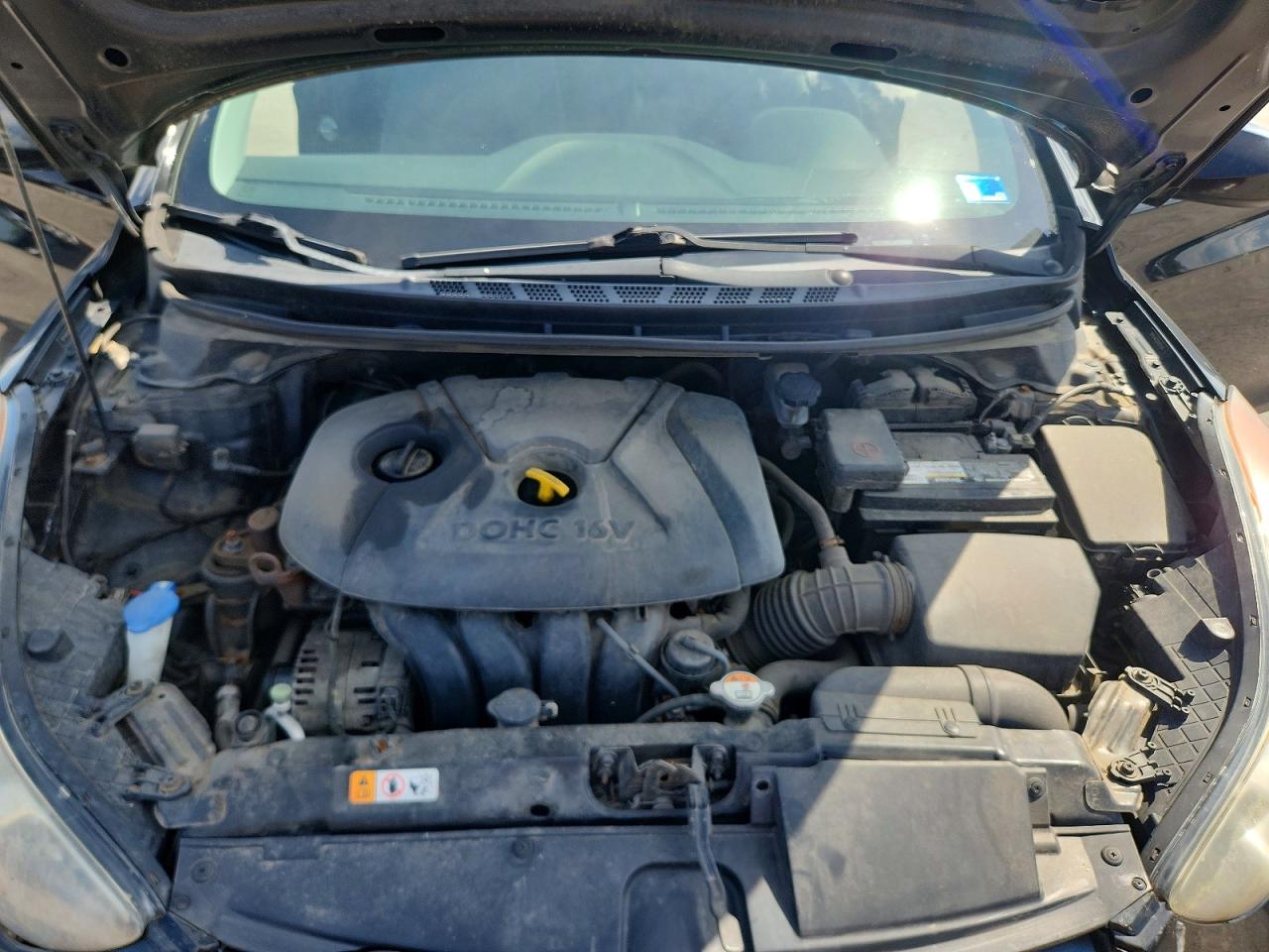 2013 Hyundai Elantra Gls Black vin: 5NPDH4AE3DH315136