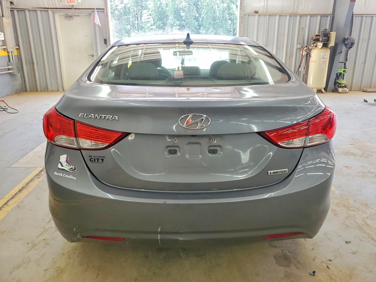 2013 Hyundai Elantra Limited Серый vin: 5NPDH4AE3DH315153
