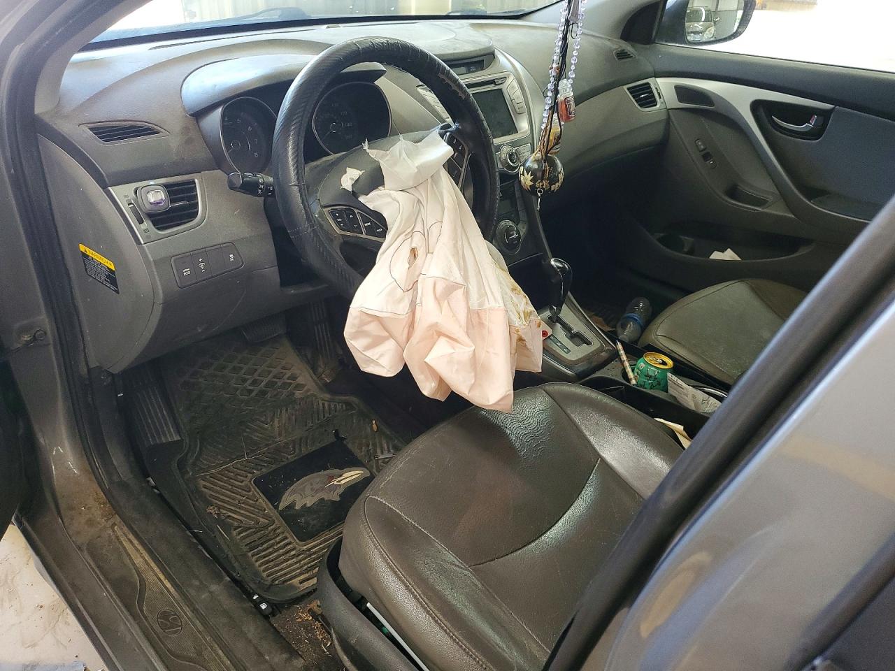 2013 Hyundai Elantra Limited Серый vin: 5NPDH4AE3DH315153