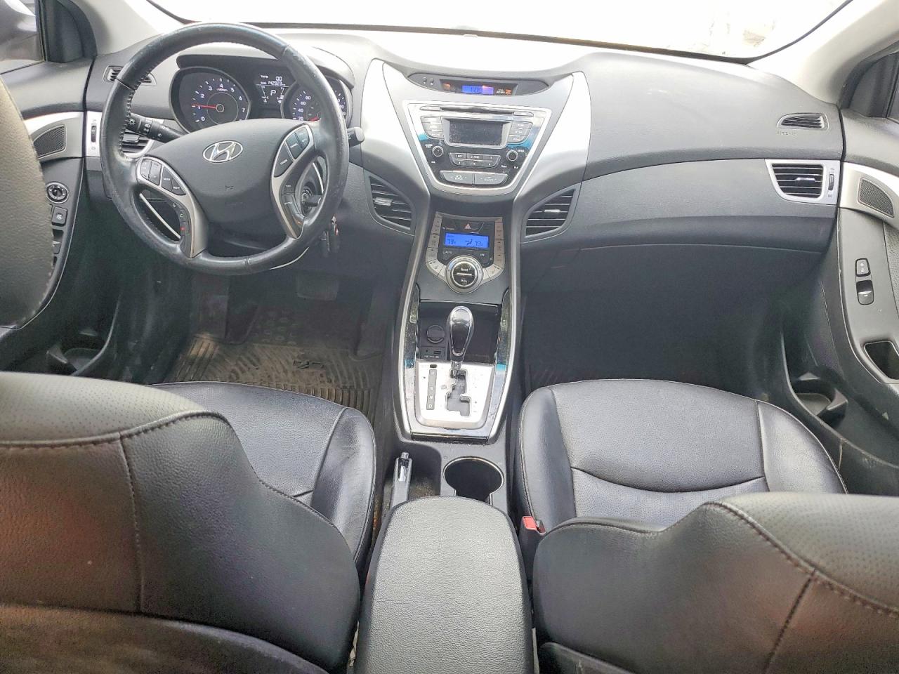 2013 Hyundai Elantra Gls White vin: 5NPDH4AE3DH318666