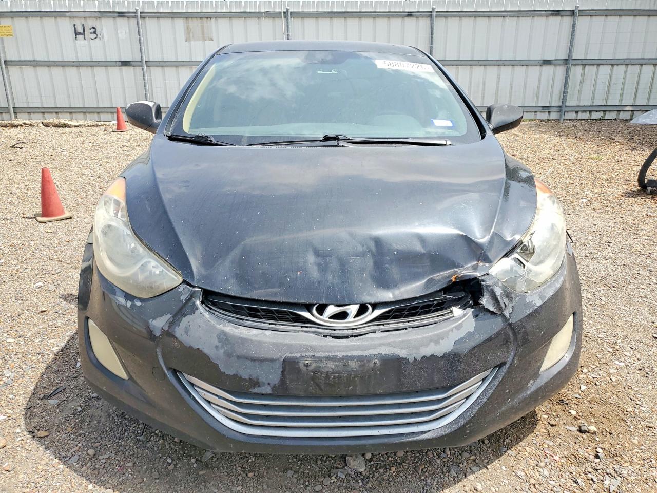 2013 Hyundai Elantra Gls Black vin: 5NPDH4AE3DH320854