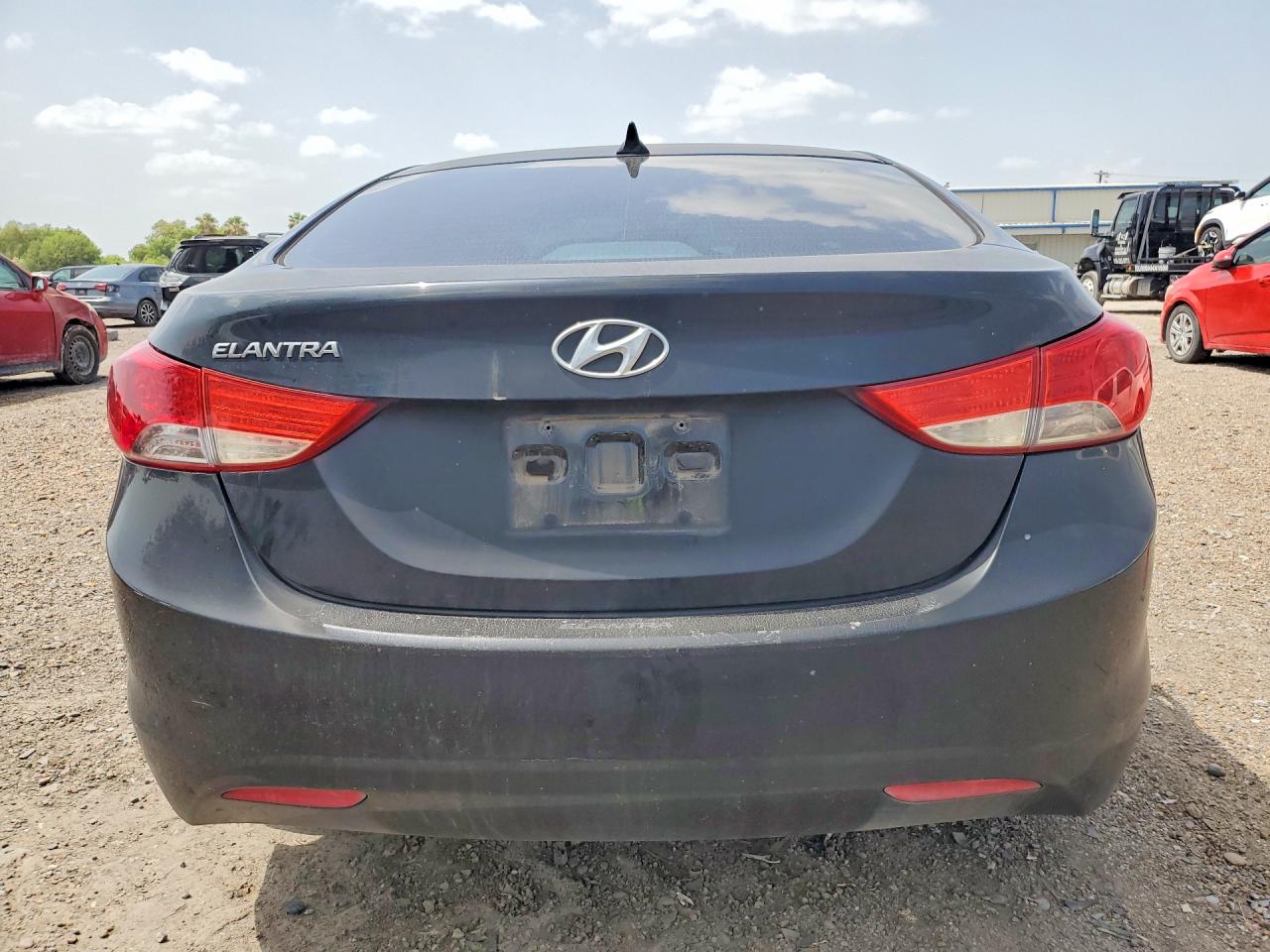 2013 Hyundai Elantra Gls Black vin: 5NPDH4AE3DH320854