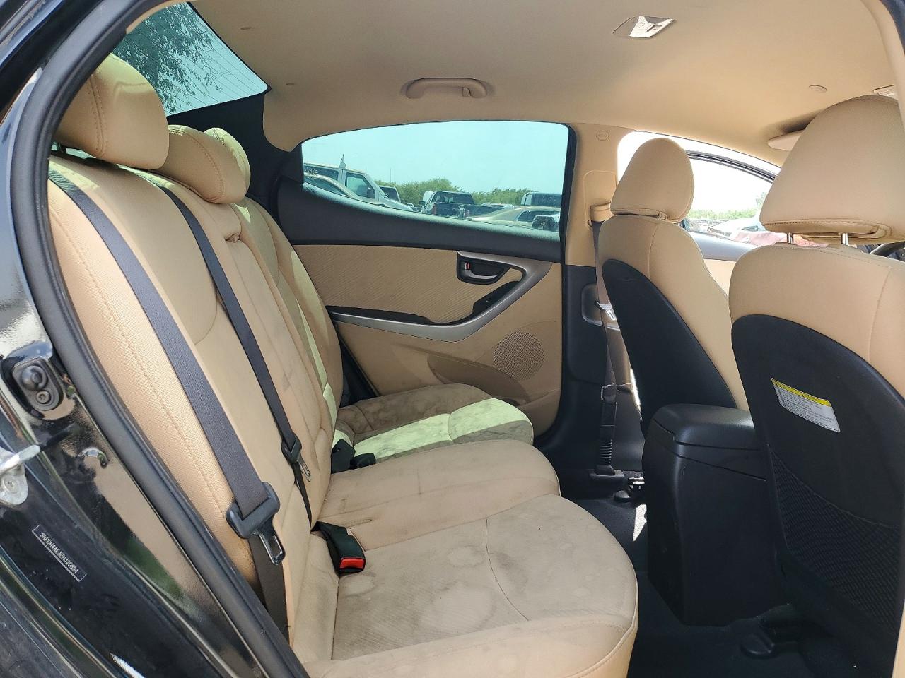 2013 Hyundai Elantra Gls Black vin: 5NPDH4AE3DH320854
