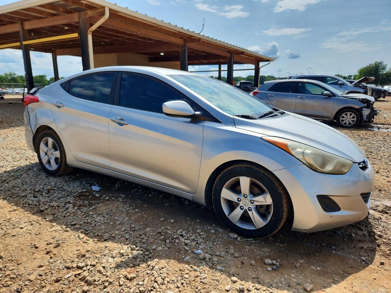 2013 Hyundai Elantra Gls Silver vin: 5NPDH4AE3DH321650