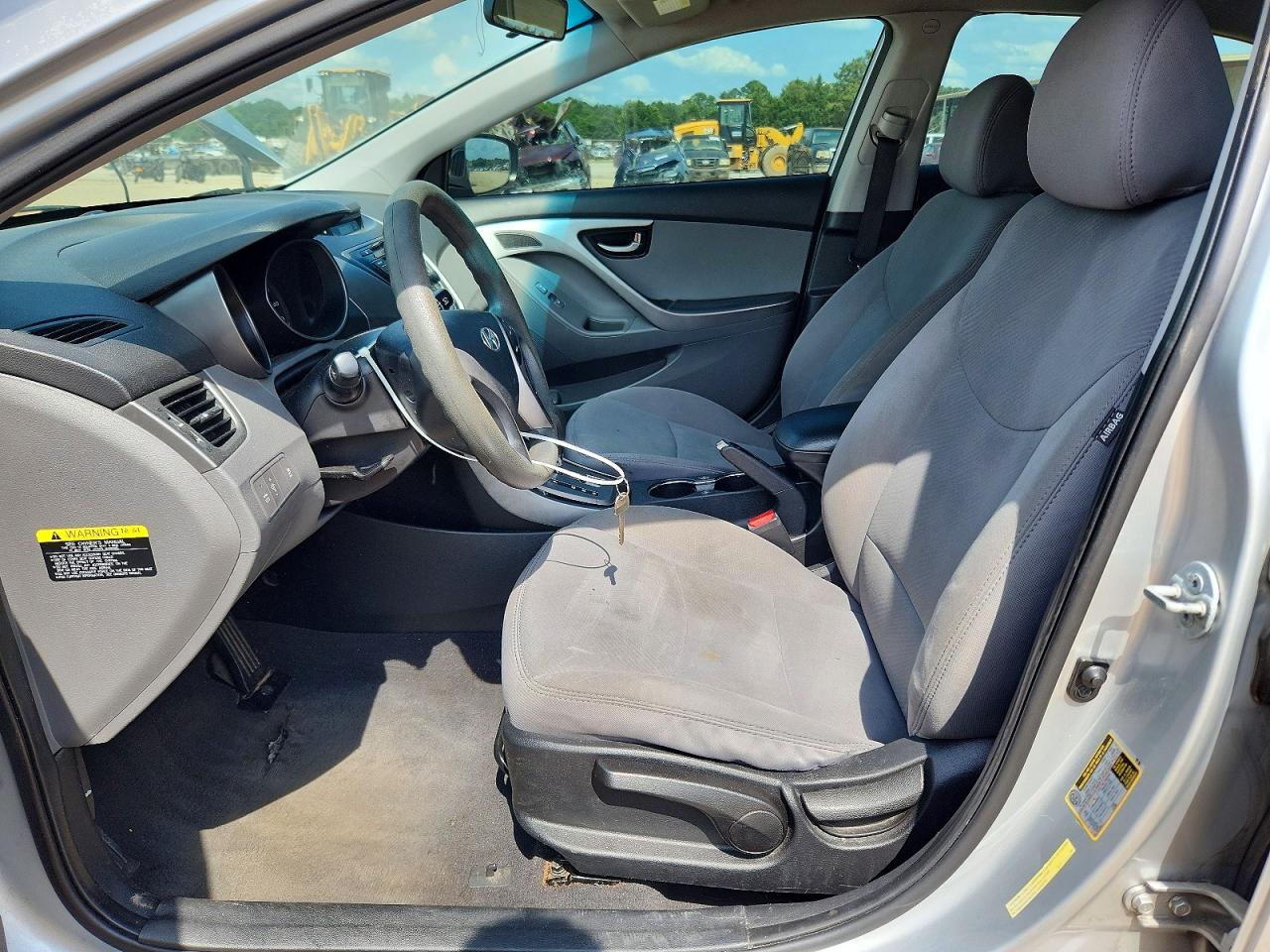 2013 Hyundai Elantra Gls Silver vin: 5NPDH4AE3DH321650