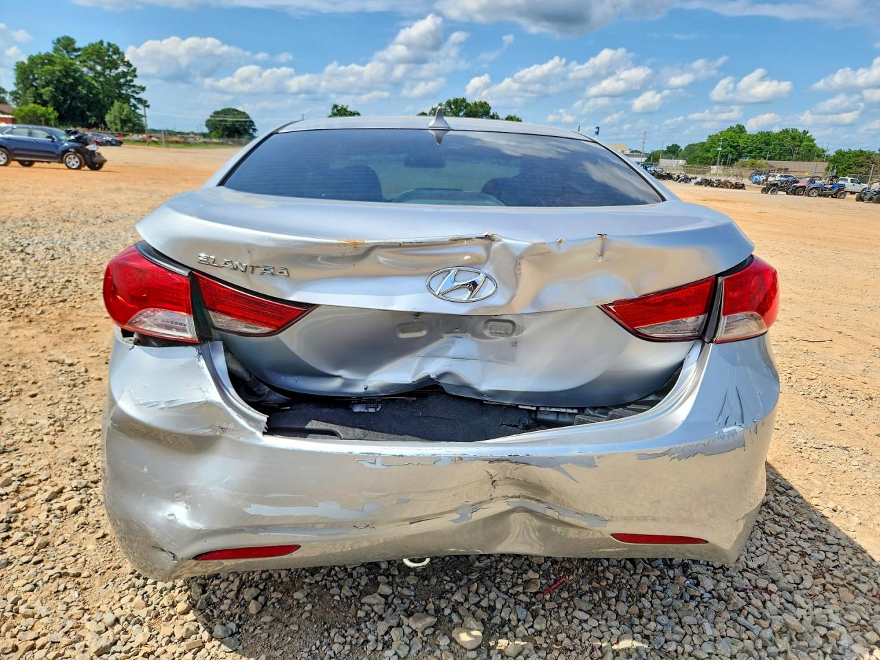 2013 Hyundai Elantra Gls Silver vin: 5NPDH4AE3DH321650