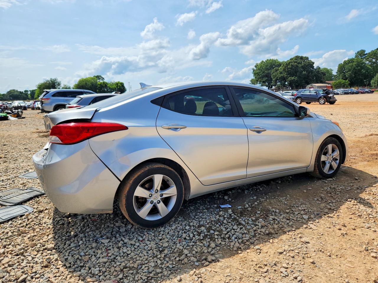 2013 Hyundai Elantra Gls Silver vin: 5NPDH4AE3DH321650
