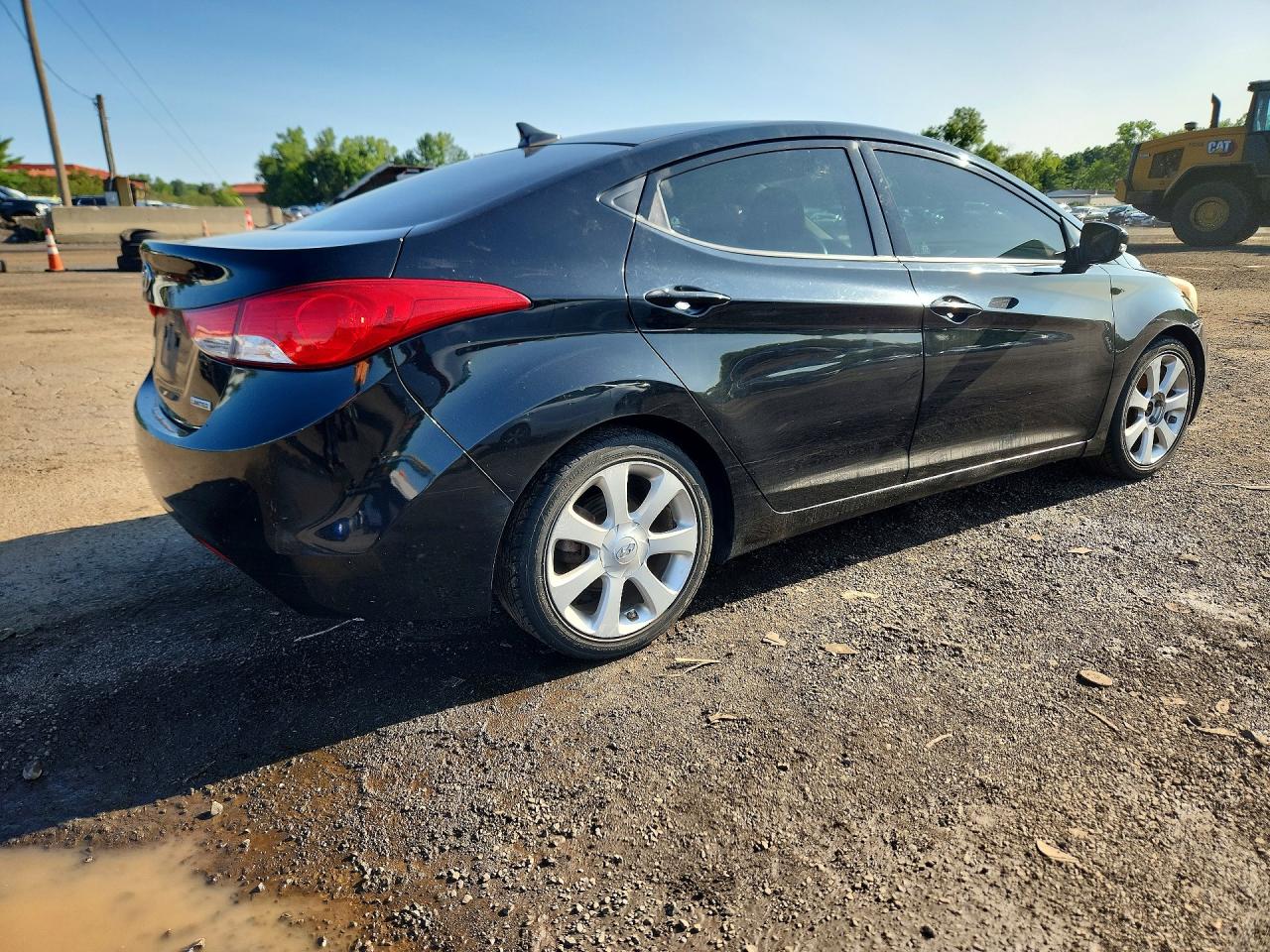 2013 Hyundai Elantra Limited Black vin: 5NPDH4AE3DH327206