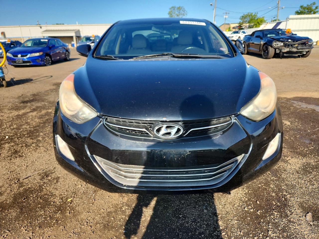2013 Hyundai Elantra Limited Black vin: 5NPDH4AE3DH327206