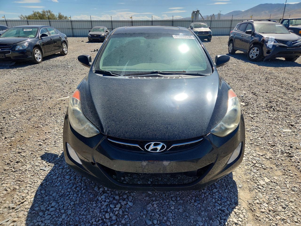 2013 Hyundai Elantra Limited Black vin: 5NPDH4AE3DH327691