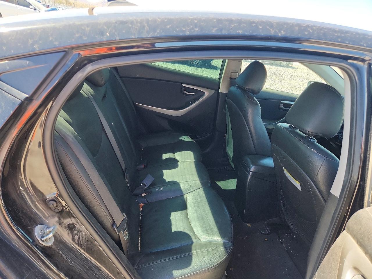 2013 Hyundai Elantra Limited Black vin: 5NPDH4AE3DH327691