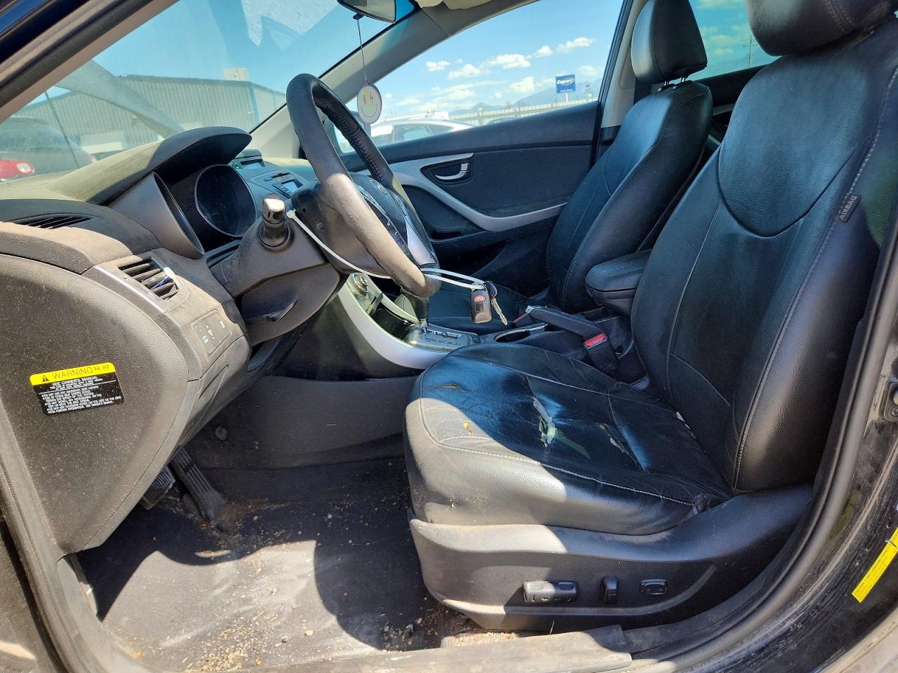 2013 Hyundai Elantra Limited Black vin: 5NPDH4AE3DH327691