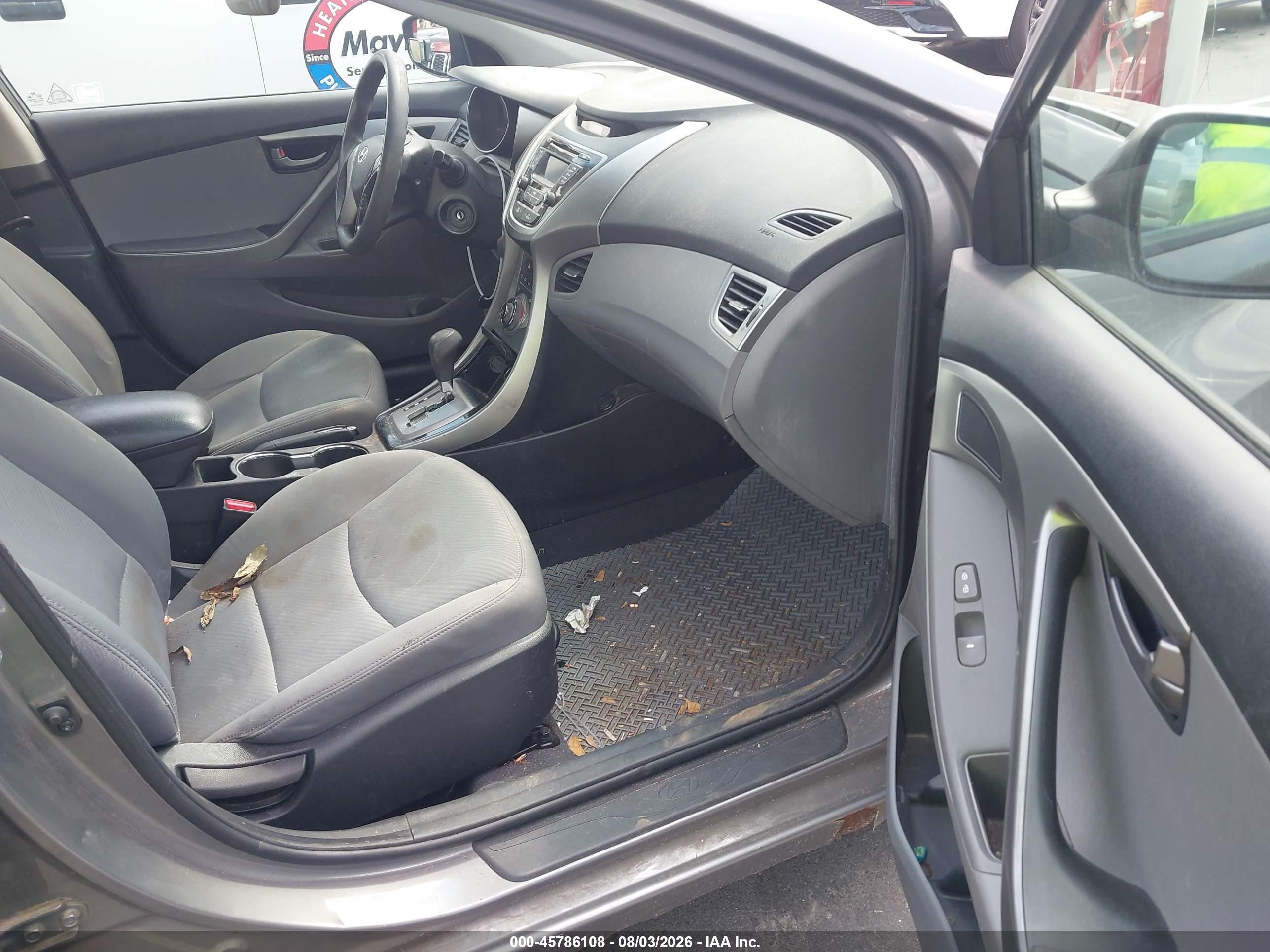 2013 Hyundai Elantra Gls Silver vin: 5NPDH4AE3DH330008