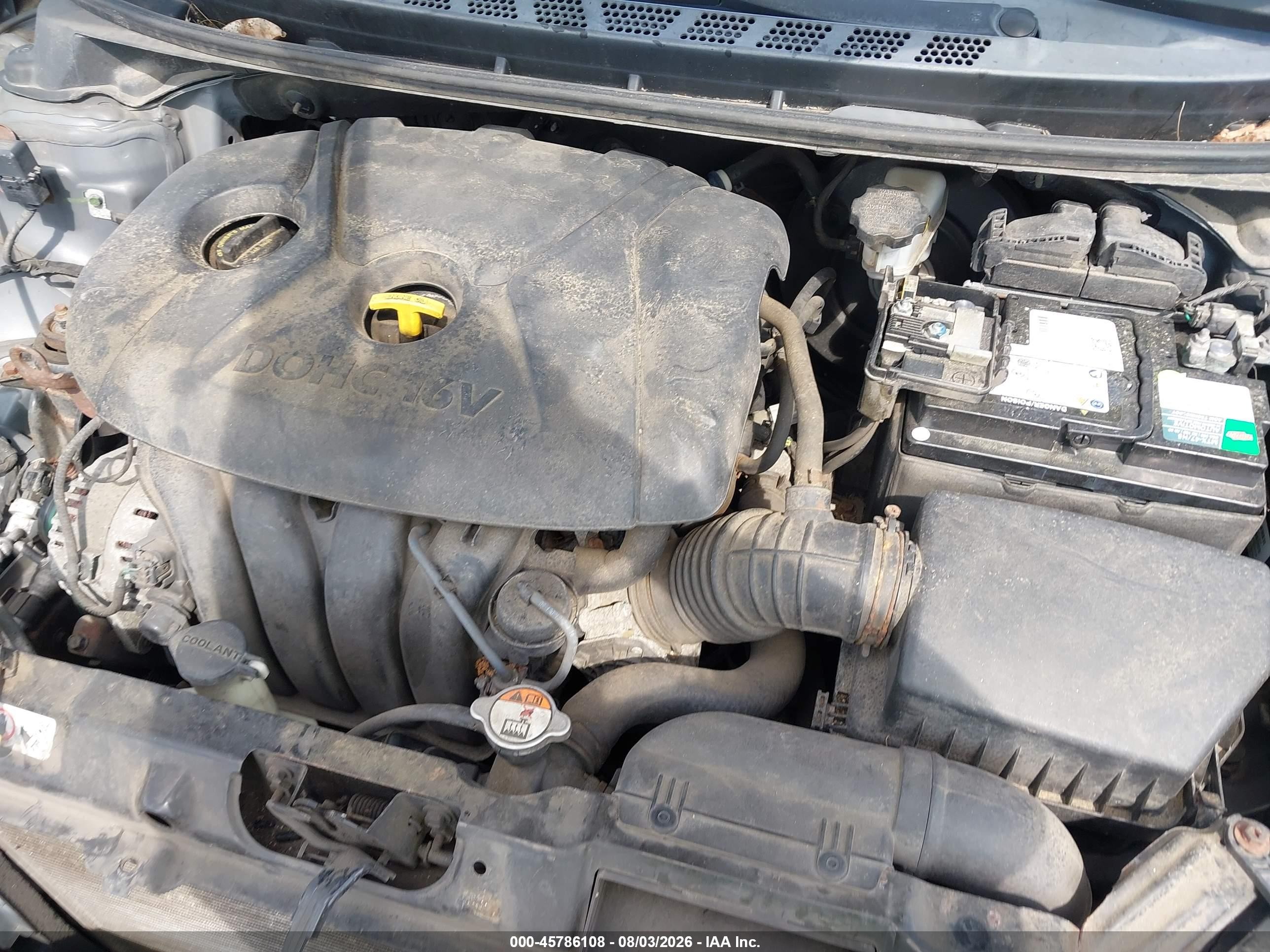 2013 Hyundai Elantra Gls Silver vin: 5NPDH4AE3DH330008