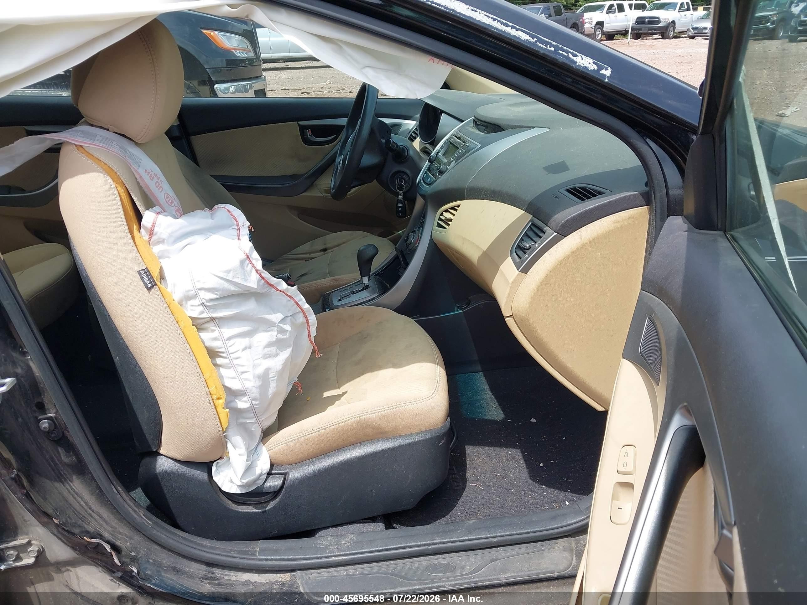 2013 Hyundai Elantra Gls Black vin: 5NPDH4AE3DH335287