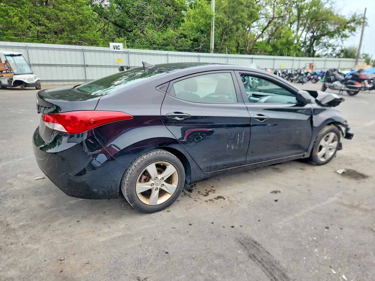 2013 Hyundai Elantra Gls Black vin: 5NPDH4AE3DH337363