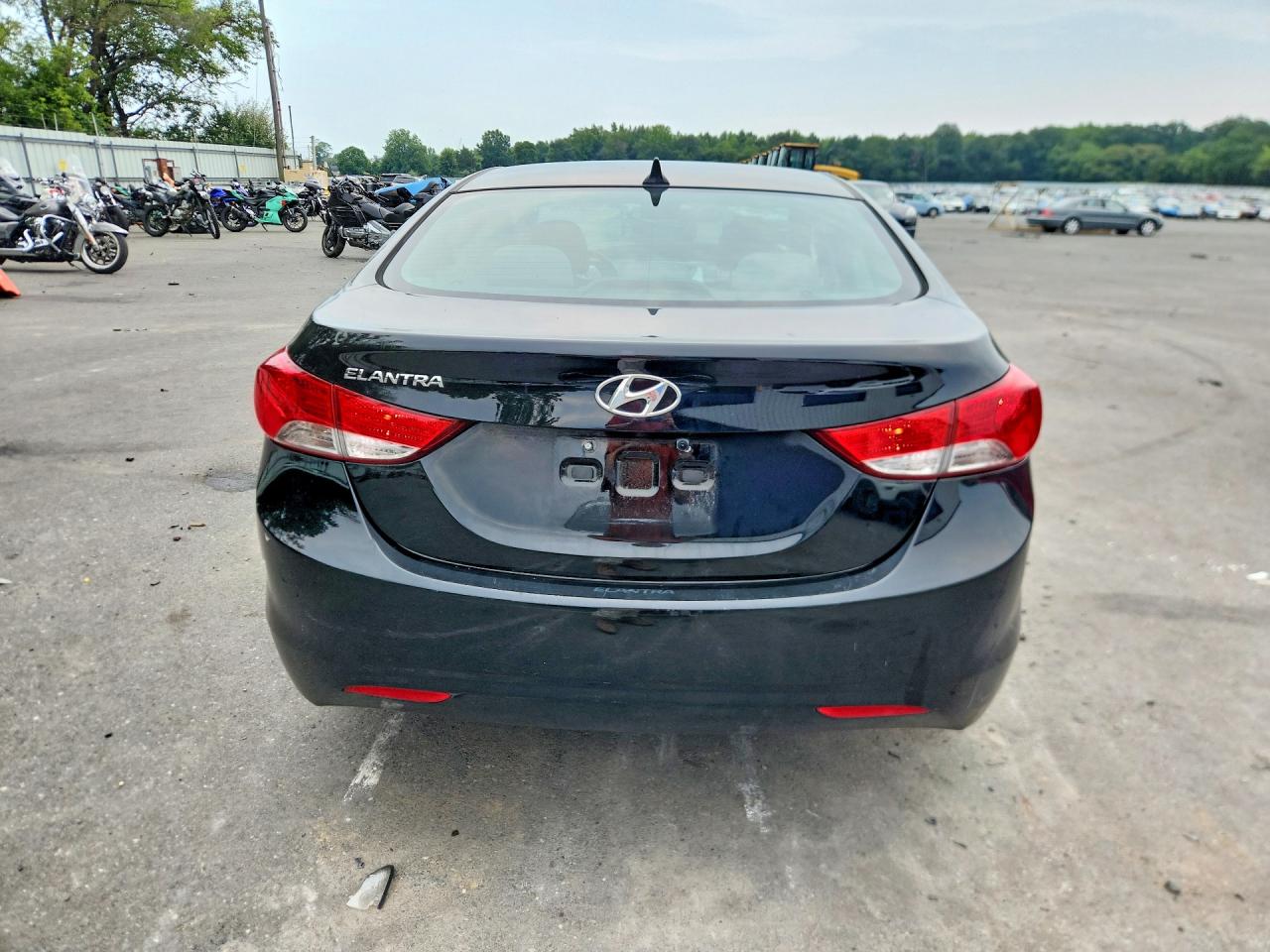 2013 Hyundai Elantra Gls Black vin: 5NPDH4AE3DH337363