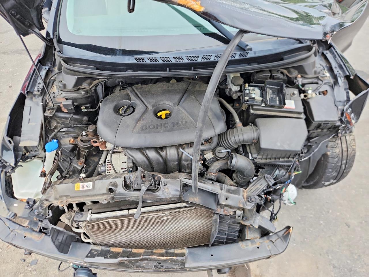 2013 Hyundai Elantra Gls Black vin: 5NPDH4AE3DH337363