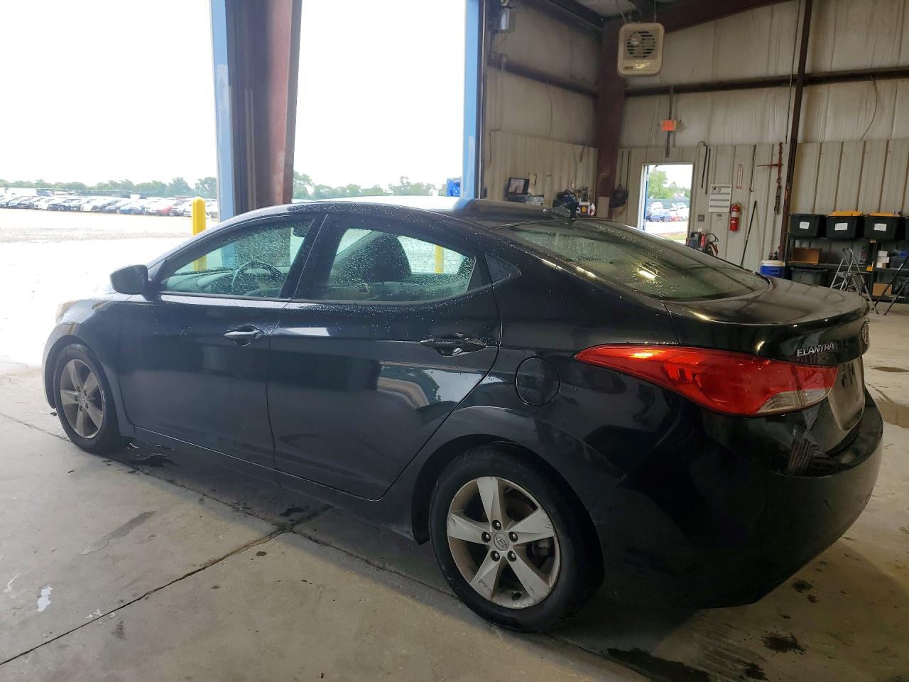 2013 Hyundai Elantra Gls Black vin: 5NPDH4AE3DH339954