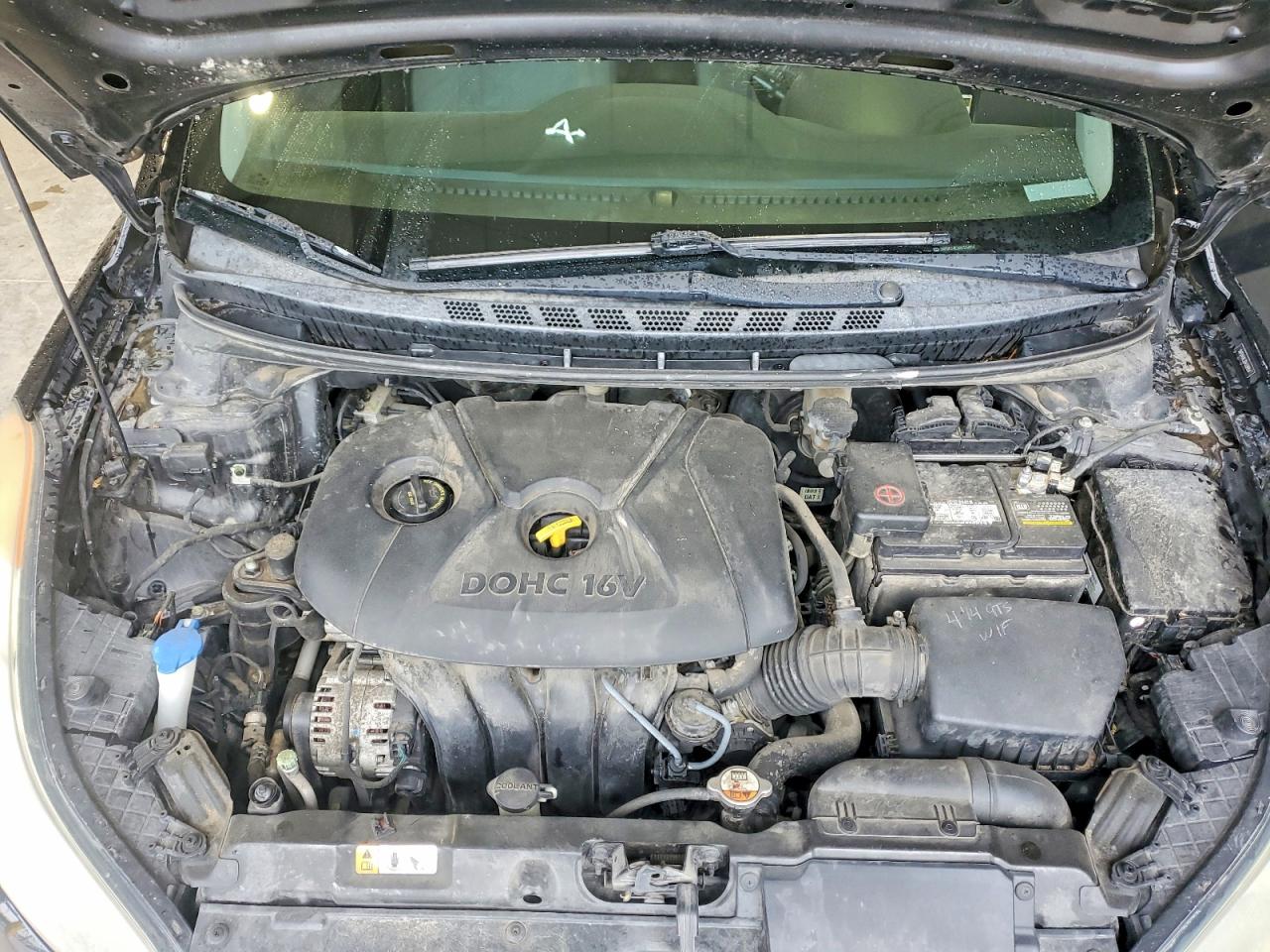 2013 Hyundai Elantra Gls Black vin: 5NPDH4AE3DH339954