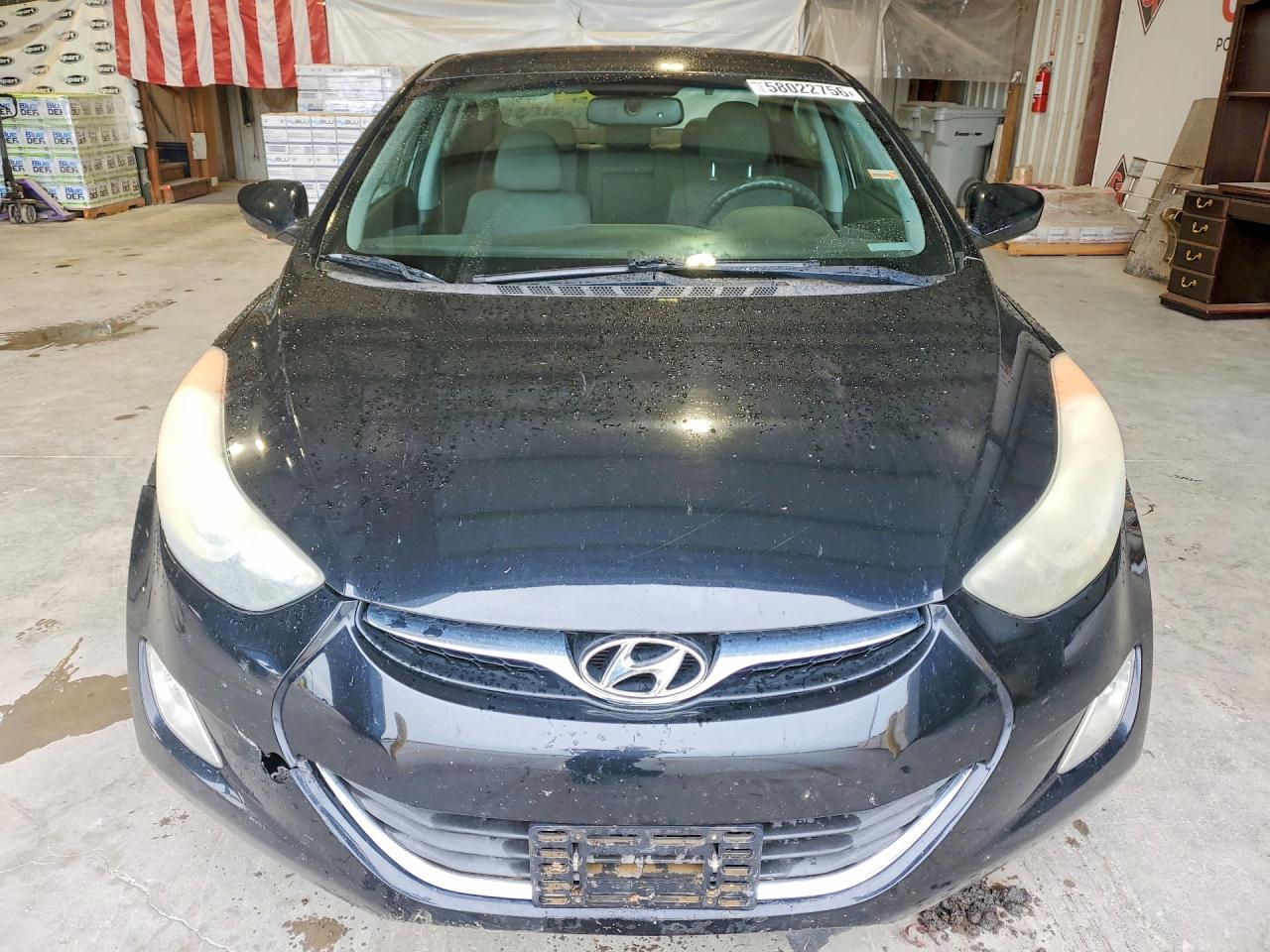2013 Hyundai Elantra Gls Black vin: 5NPDH4AE3DH339954