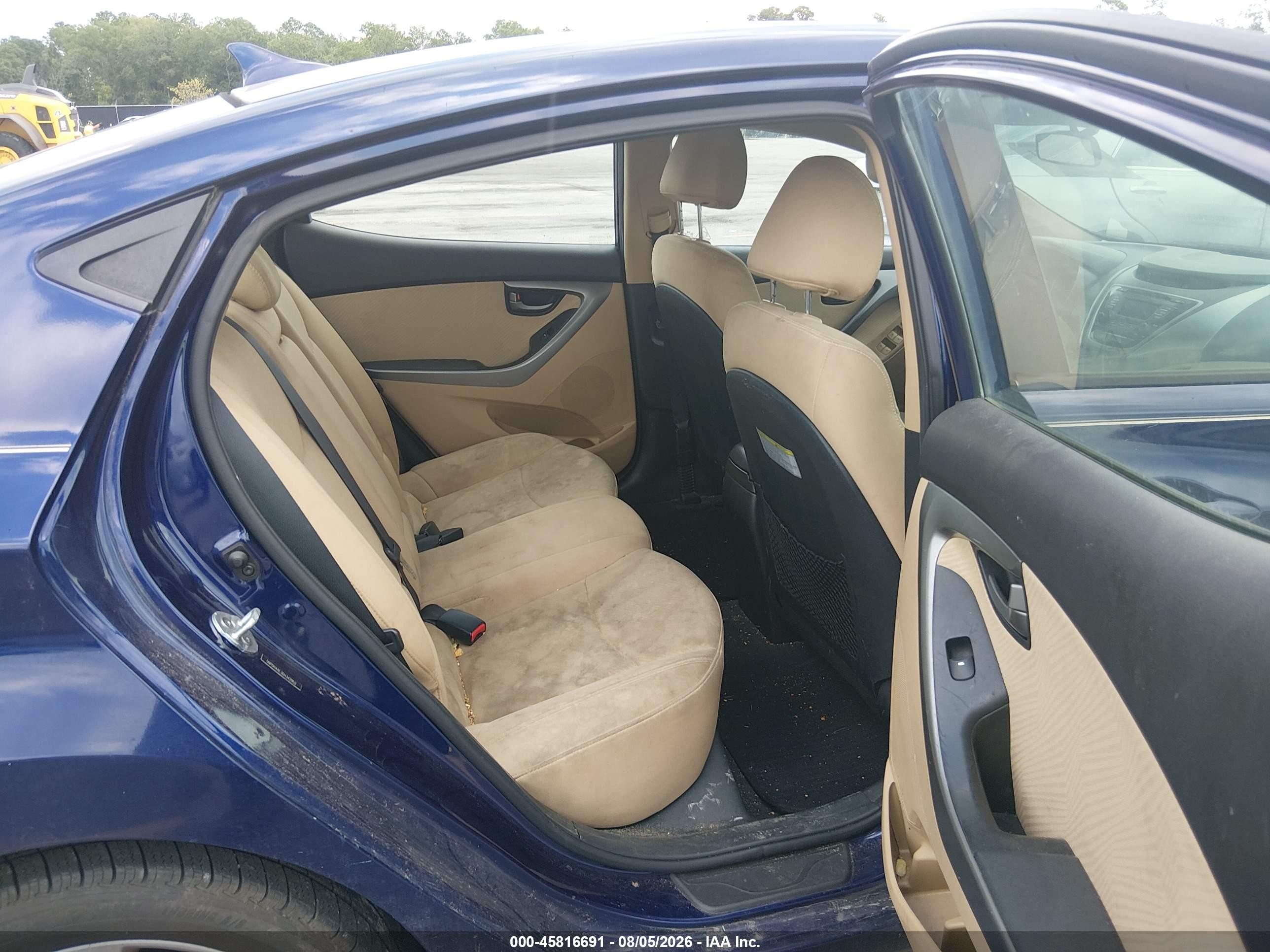 2013 Hyundai Elantra Gls Blue vin: 5NPDH4AE3DH342952