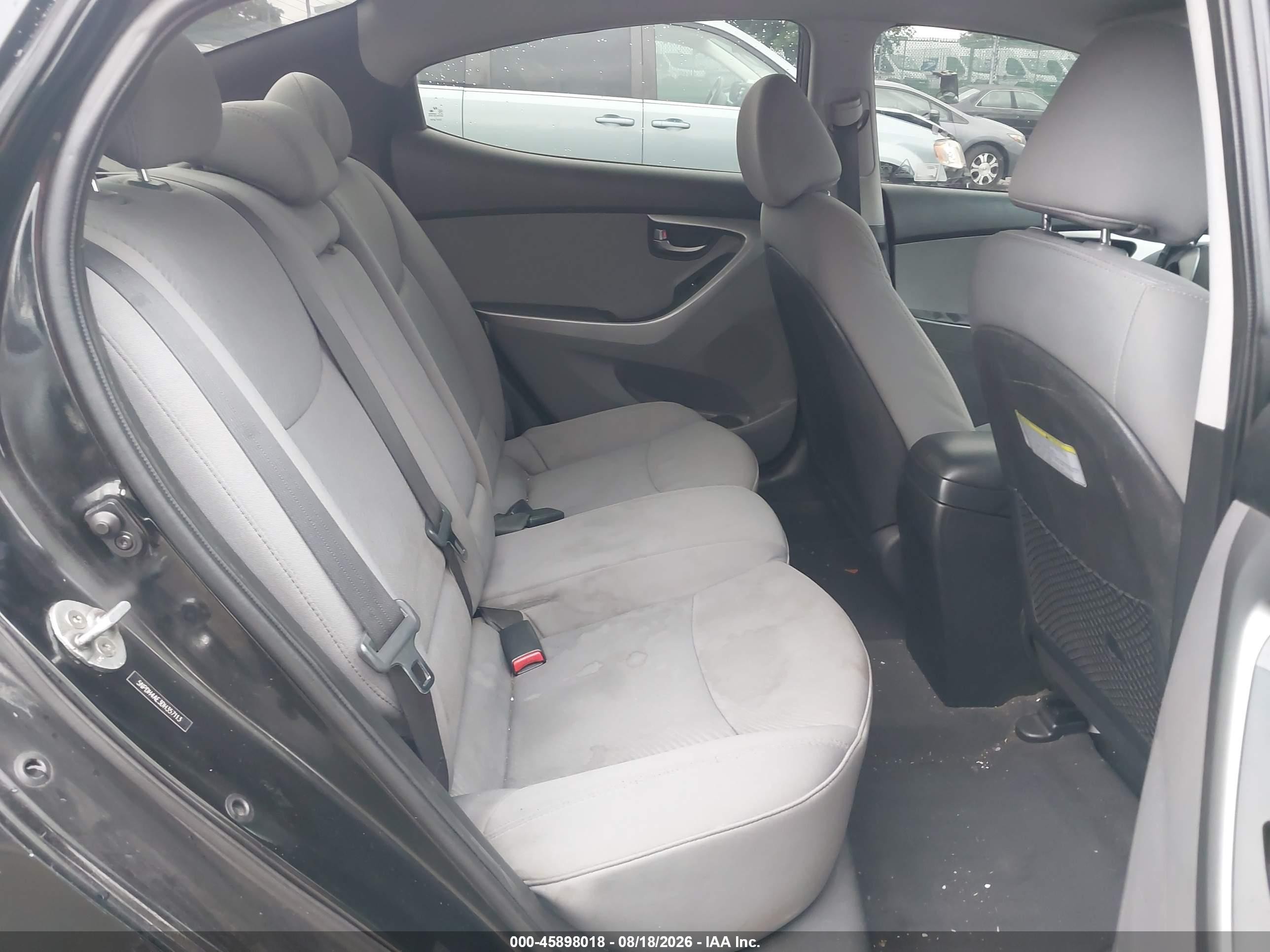 2013 Hyundai Elantra Gls/limited Black vin: 5NPDH4AE3DH357113