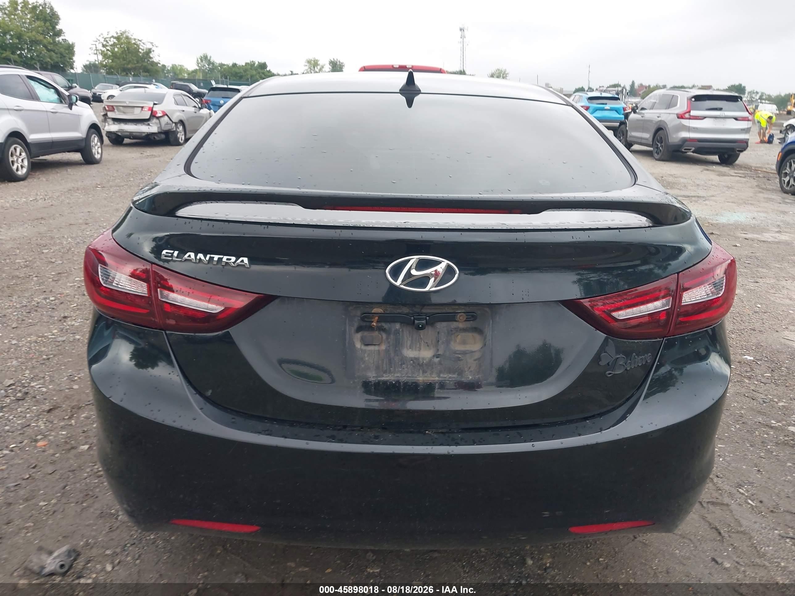 2013 Hyundai Elantra Gls/limited Black vin: 5NPDH4AE3DH357113