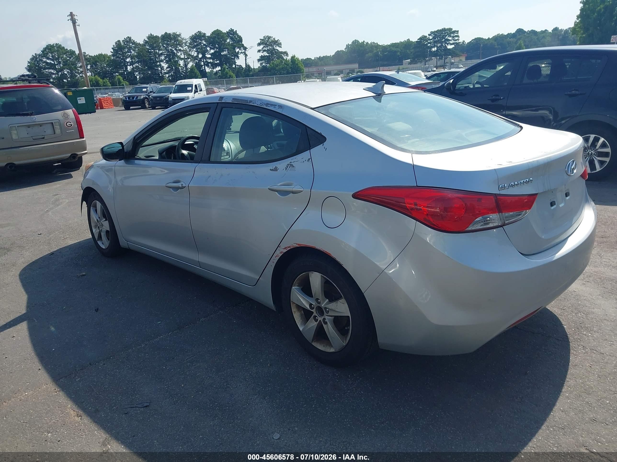 2013 Hyundai Elantra Gls Серый vin: 5NPDH4AE3DH358312
