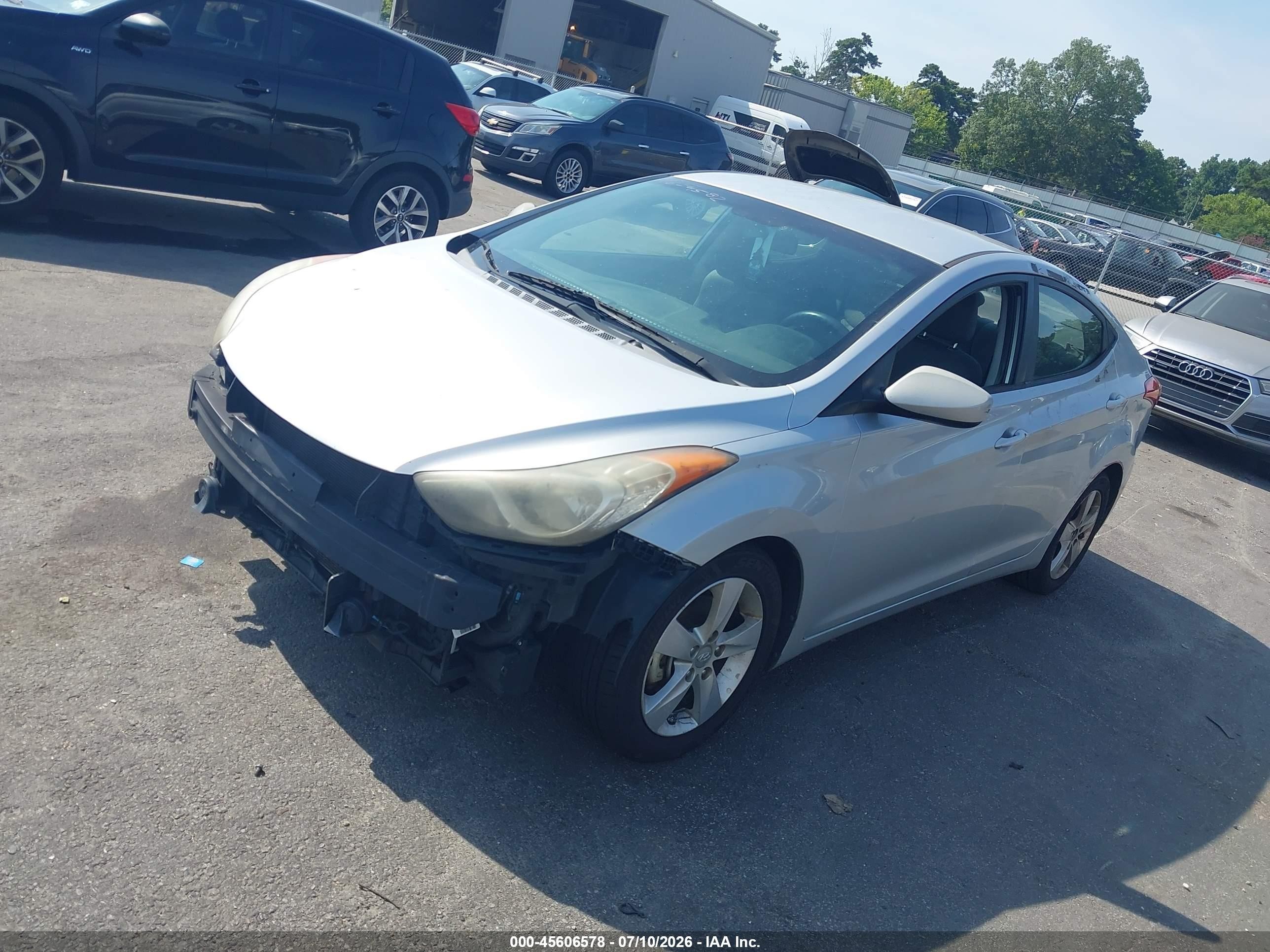2013 Hyundai Elantra Gls Серый vin: 5NPDH4AE3DH358312