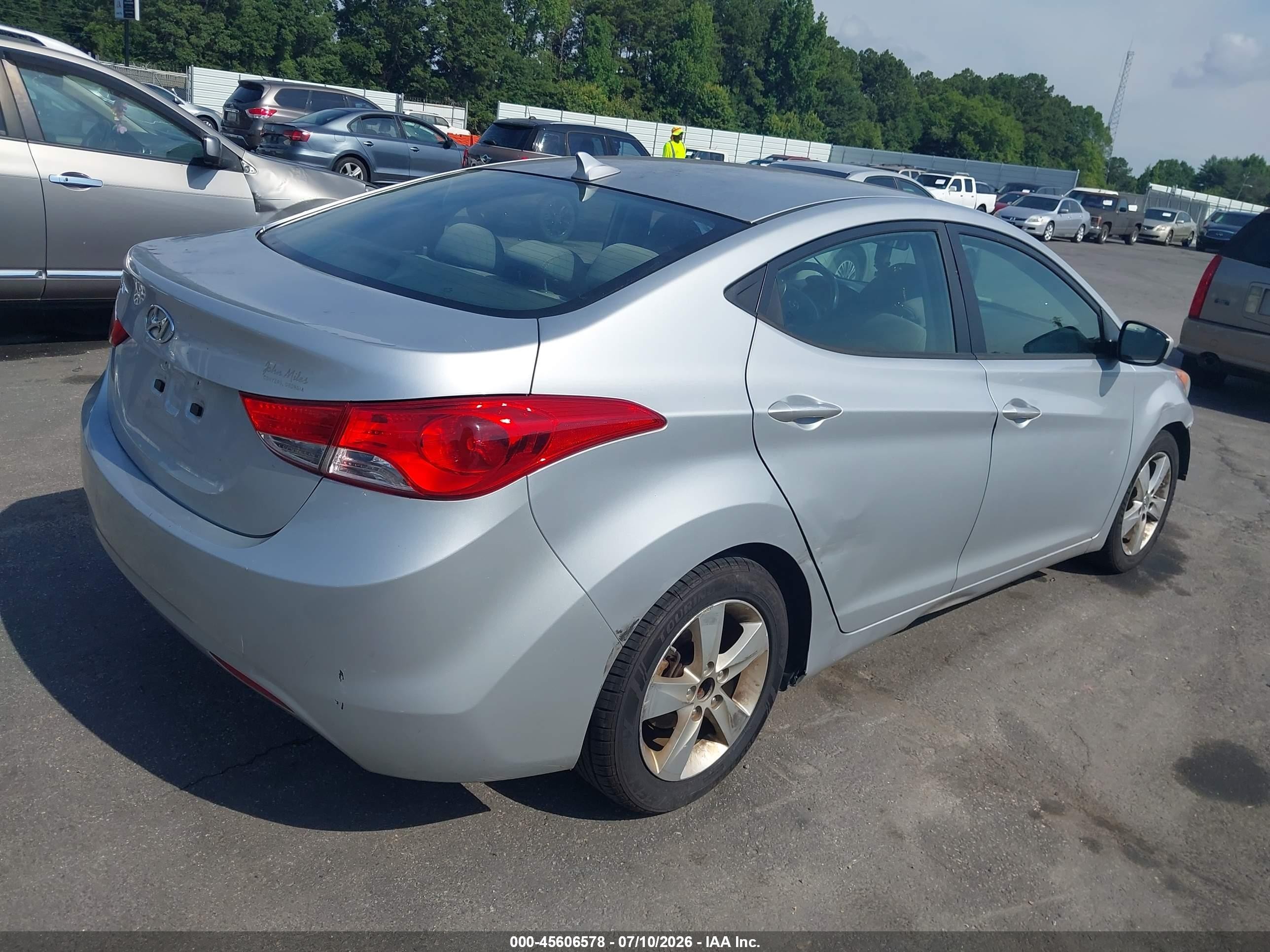 2013 Hyundai Elantra Gls Серый vin: 5NPDH4AE3DH358312