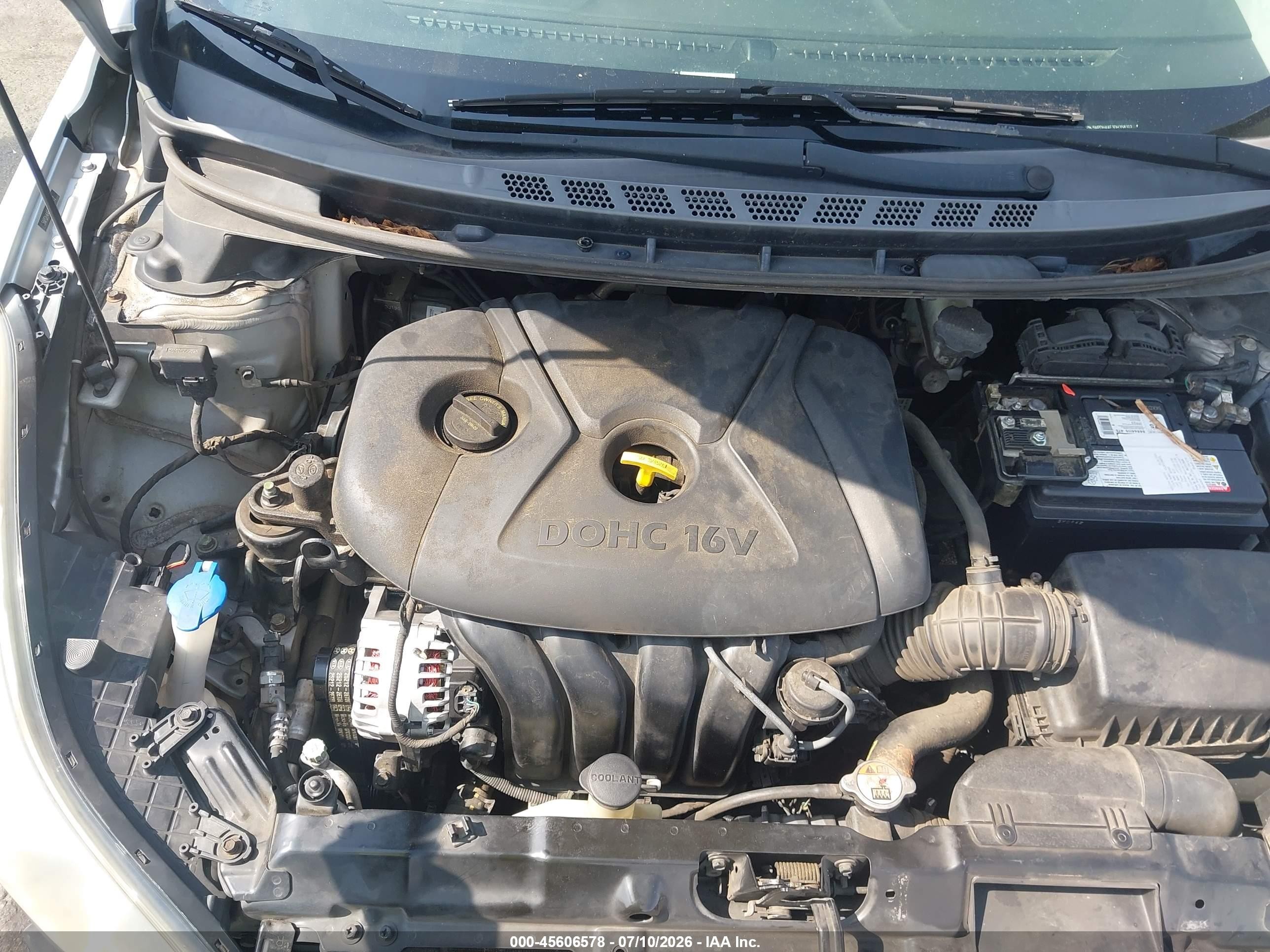 2013 Hyundai Elantra Gls Серый vin: 5NPDH4AE3DH358312