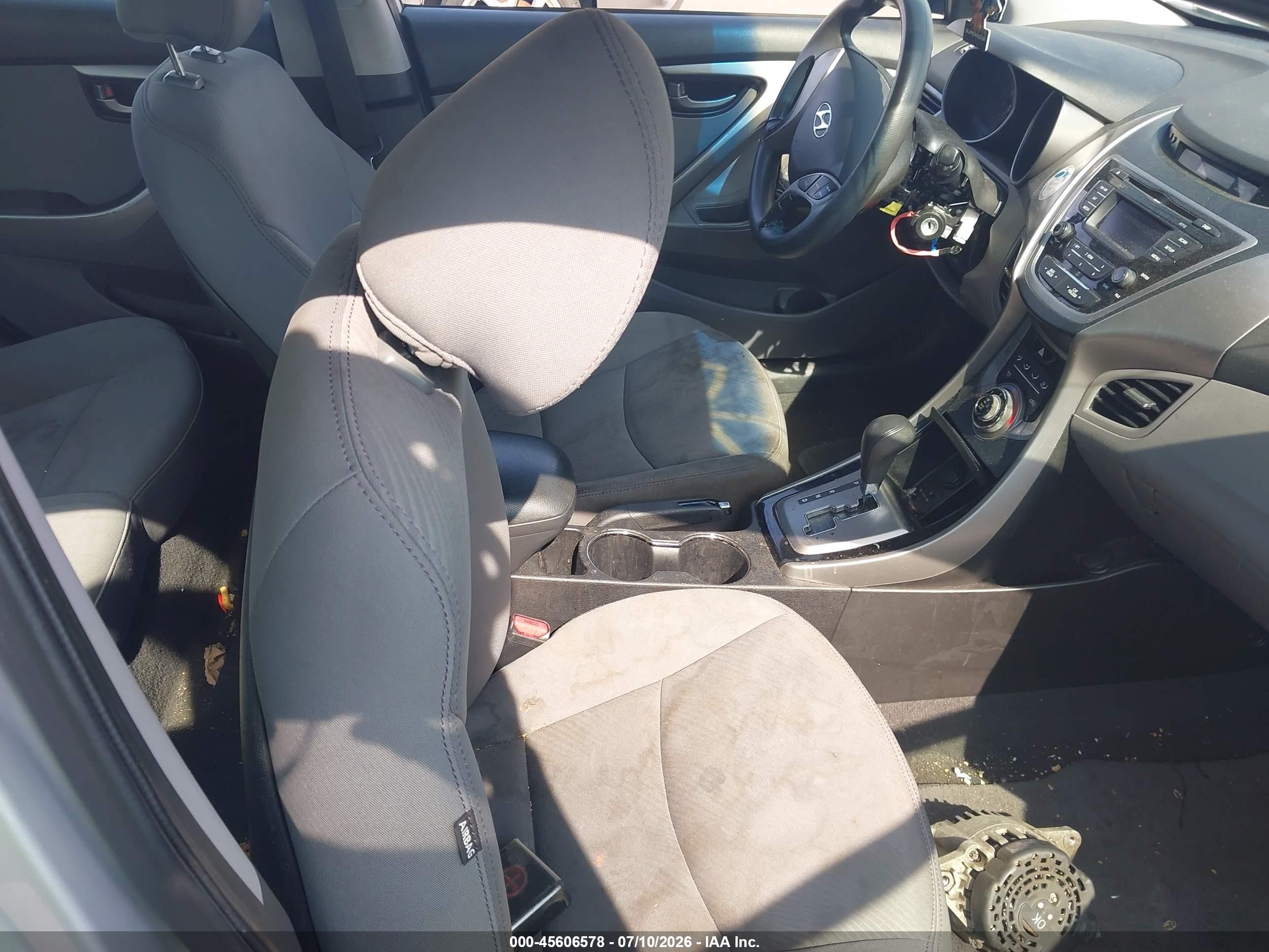 2013 Hyundai Elantra Gls Серый vin: 5NPDH4AE3DH358312