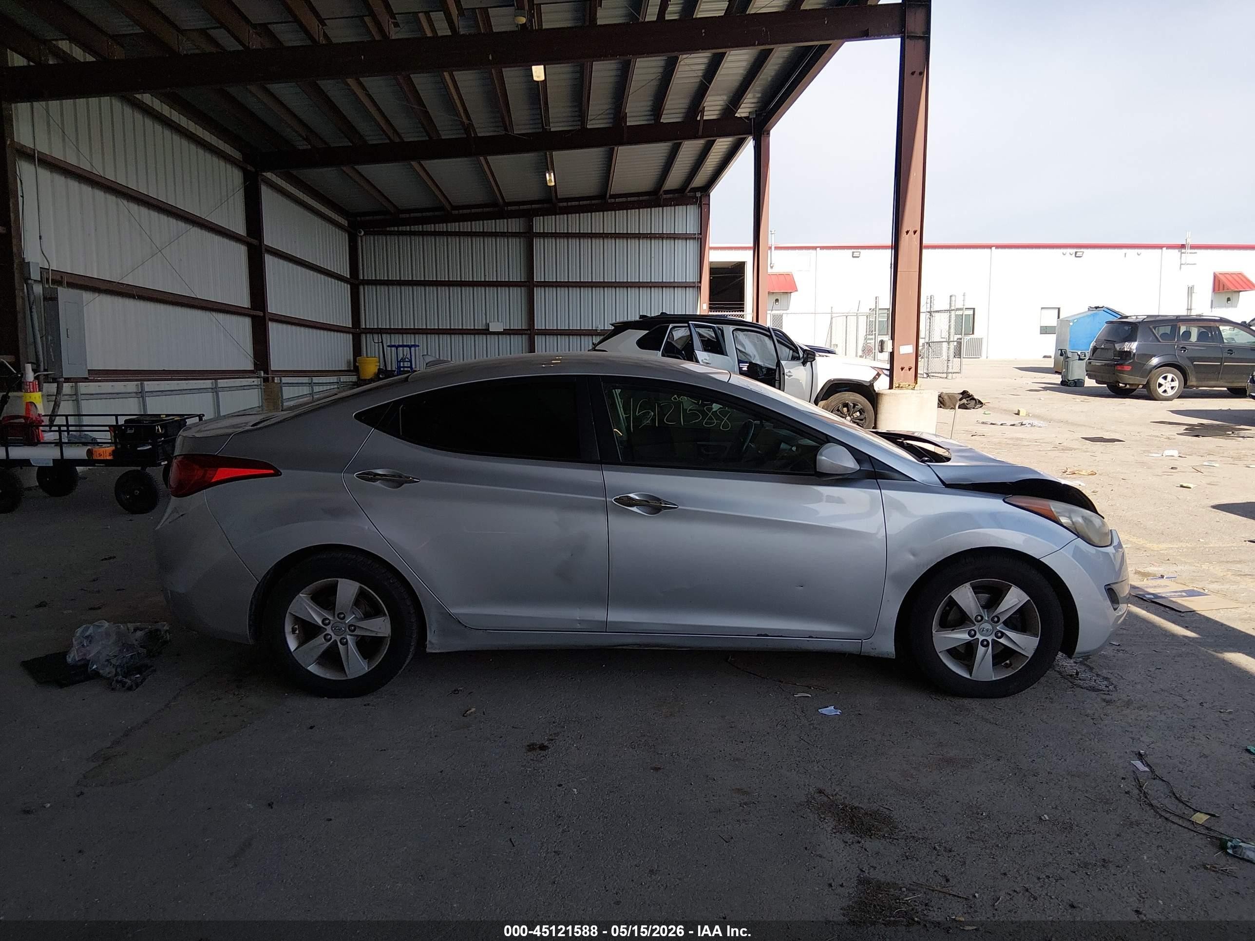 2013 Hyundai Elantra Gls Silver vin: 5NPDH4AE3DH361128