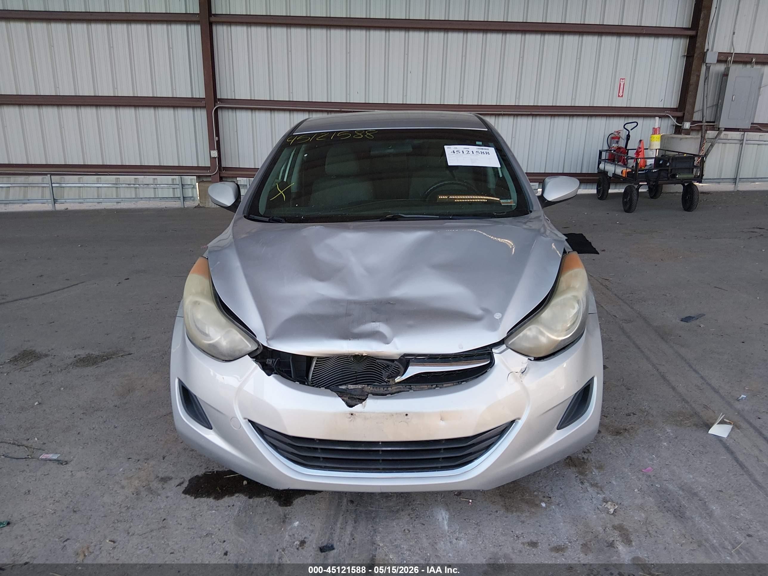 2013 Hyundai Elantra Gls Silver vin: 5NPDH4AE3DH361128