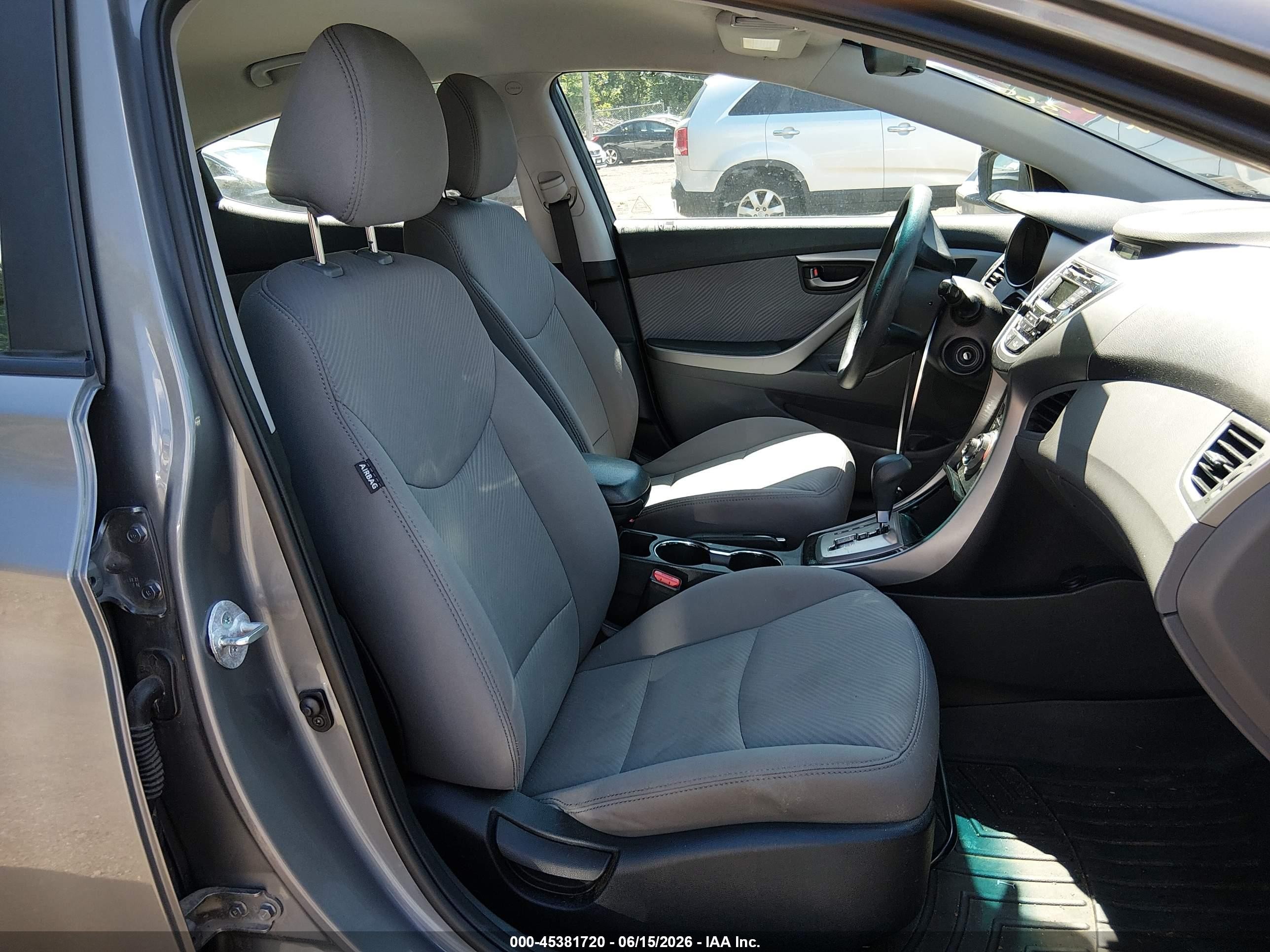 2013 Hyundai Elantra Gls Gray vin: 5NPDH4AE3DH368838