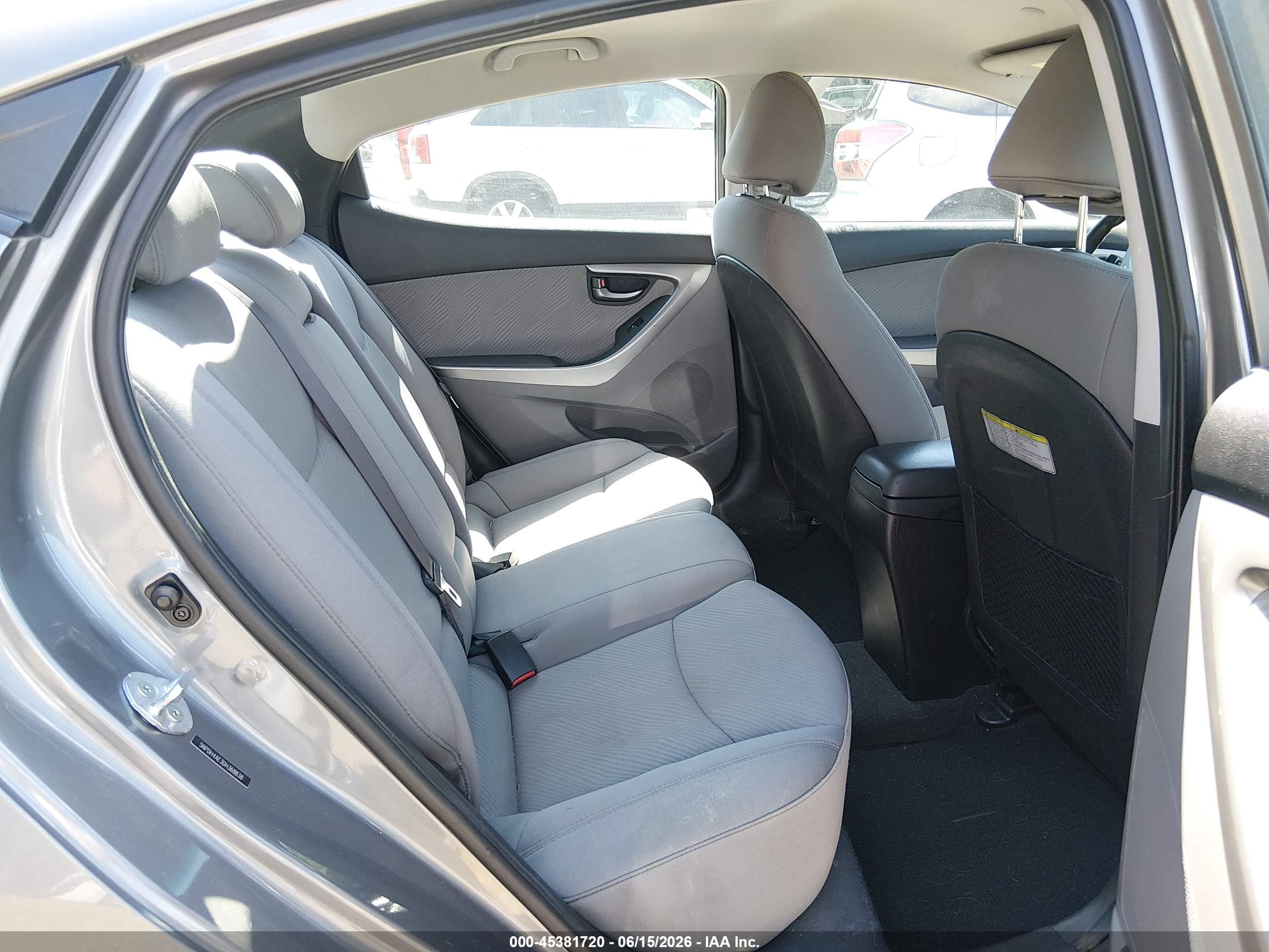 2013 Hyundai Elantra Gls Gray vin: 5NPDH4AE3DH368838