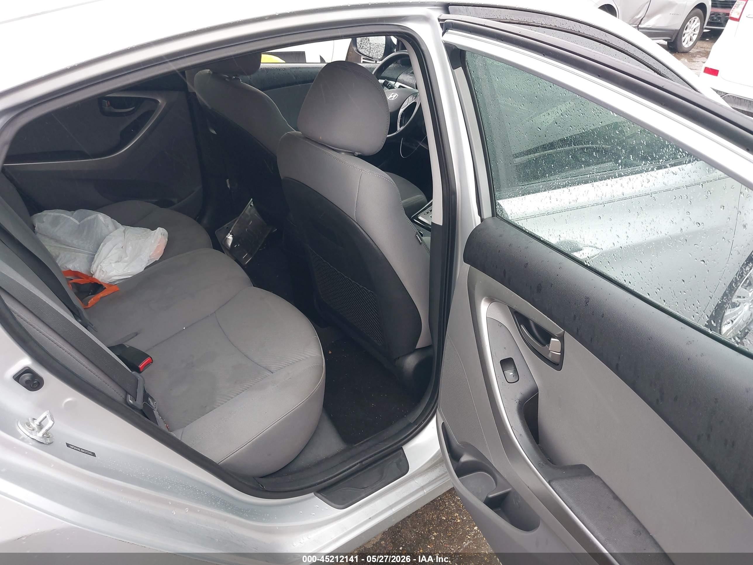 2013 Hyundai Elantra Gls Gray vin: 5NPDH4AE3DH372243