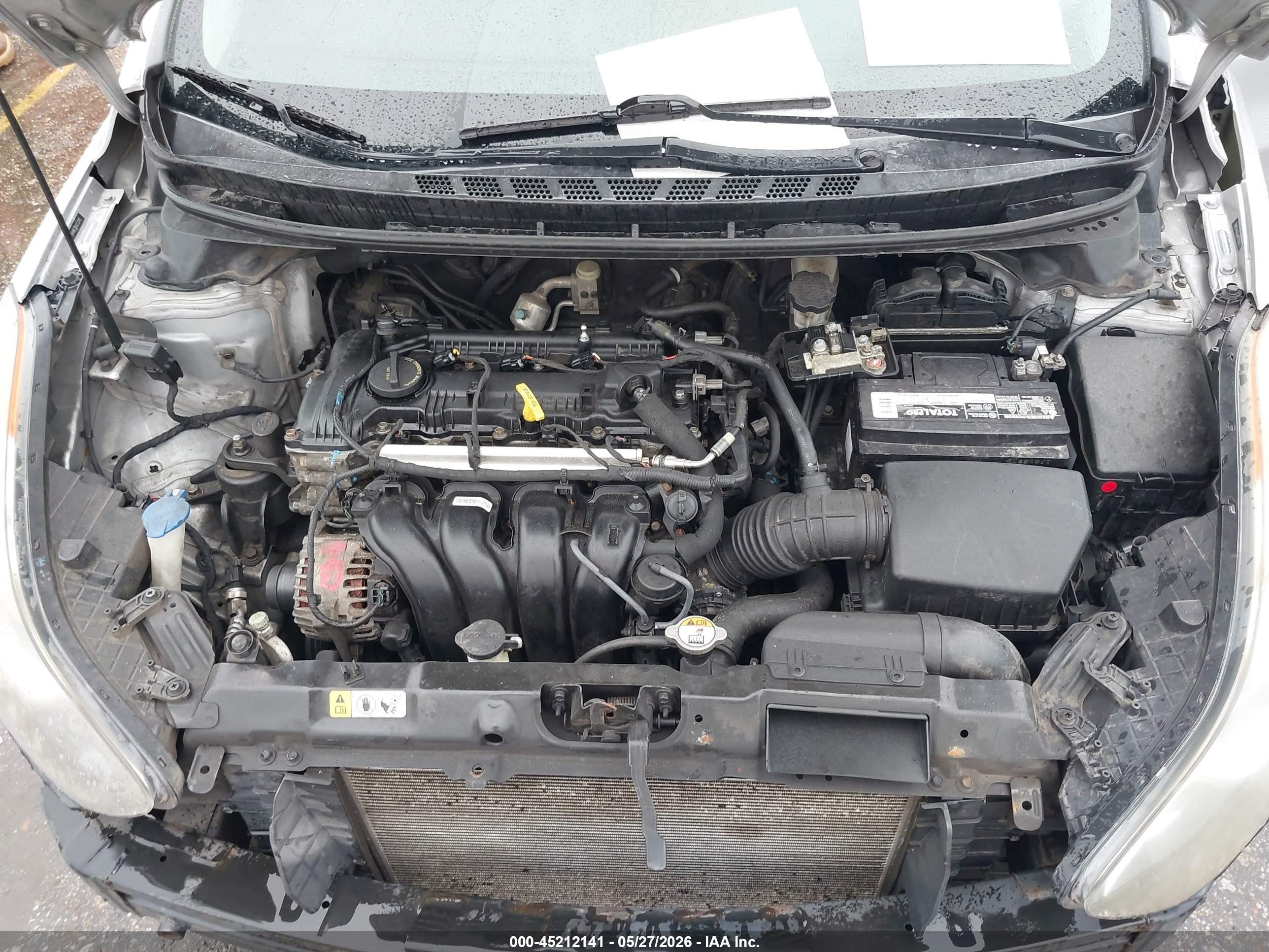2013 Hyundai Elantra Gls Gray vin: 5NPDH4AE3DH372243