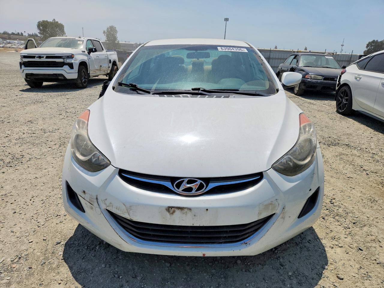 2013 Hyundai Elantra Gls Белый vin: 5NPDH4AE3DH374378