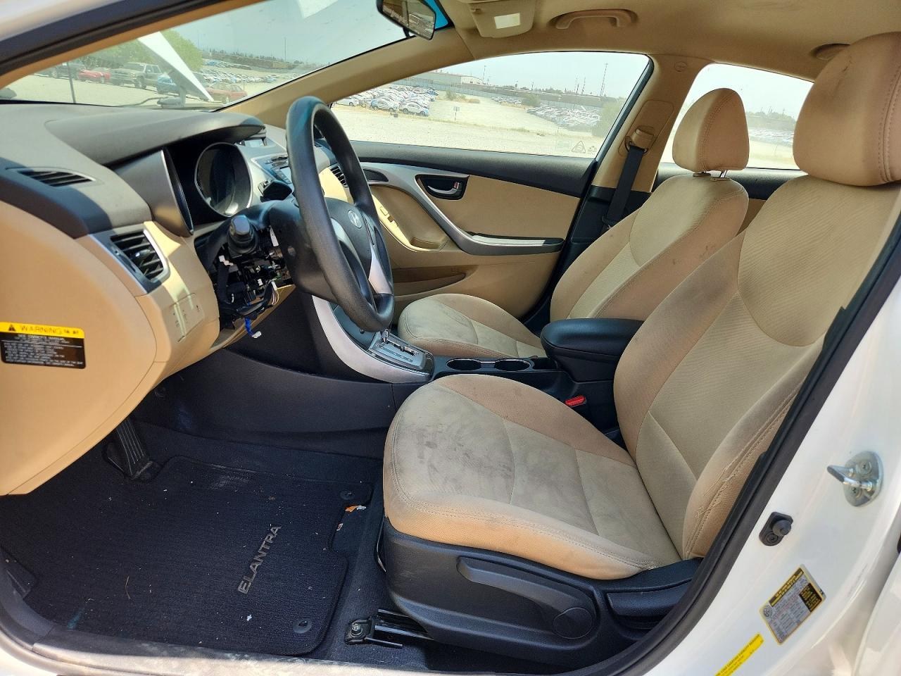 2013 Hyundai Elantra Gls Белый vin: 5NPDH4AE3DH374378