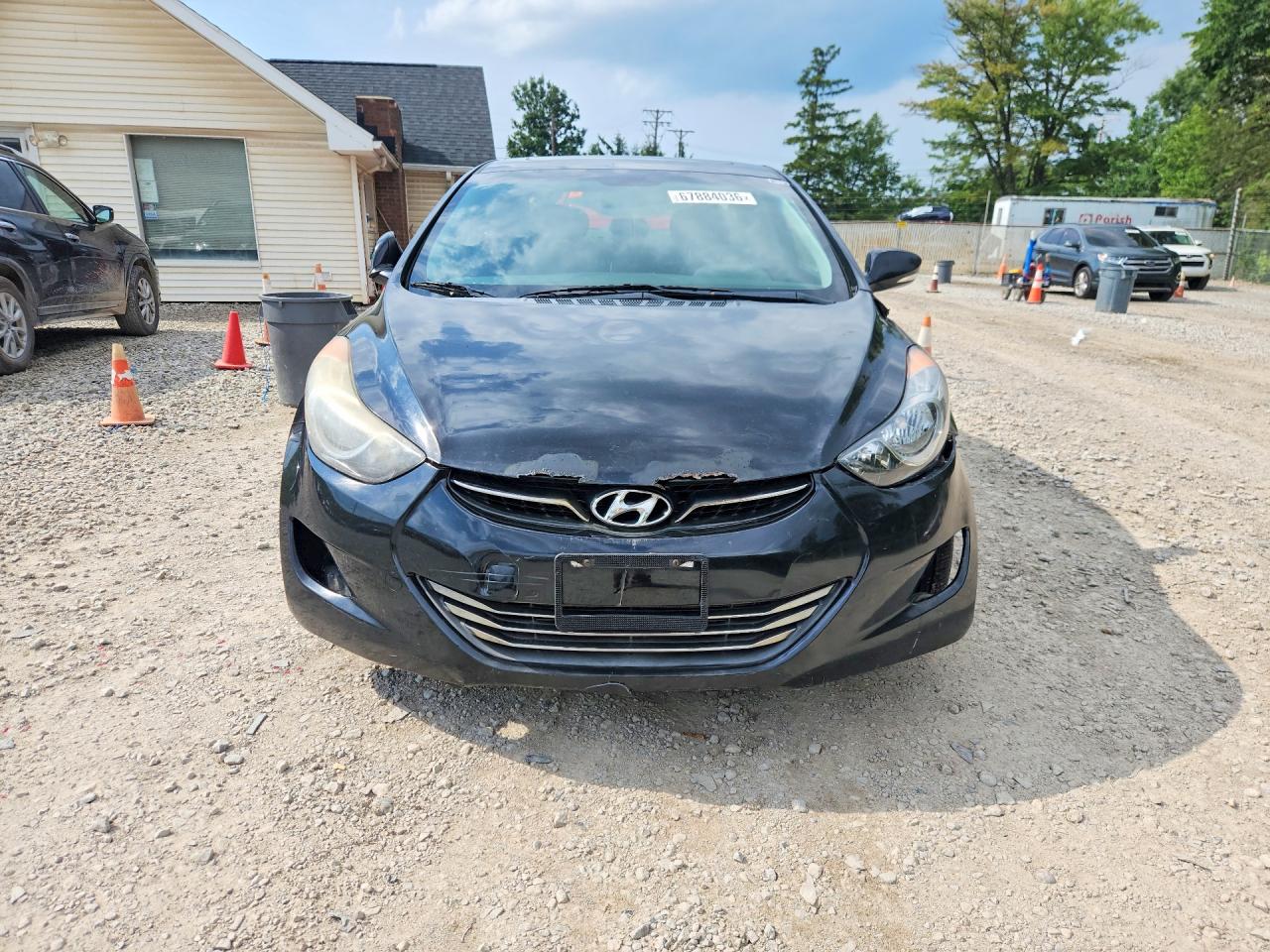 2013 Hyundai Elantra Limited Black vin: 5NPDH4AE3DH374672