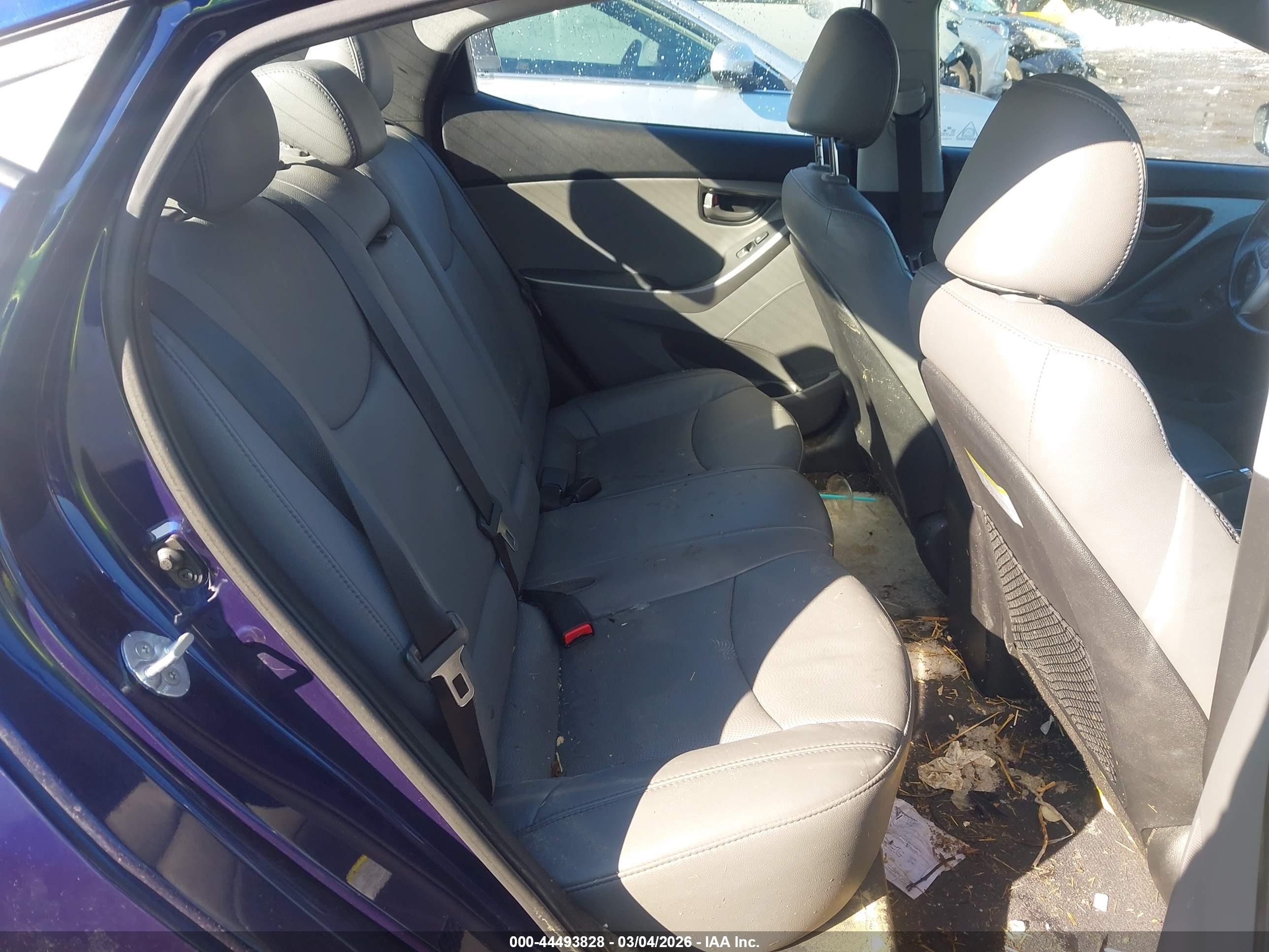 2013 Hyundai Elantra Limited Blue vin: 5NPDH4AE3DH382996