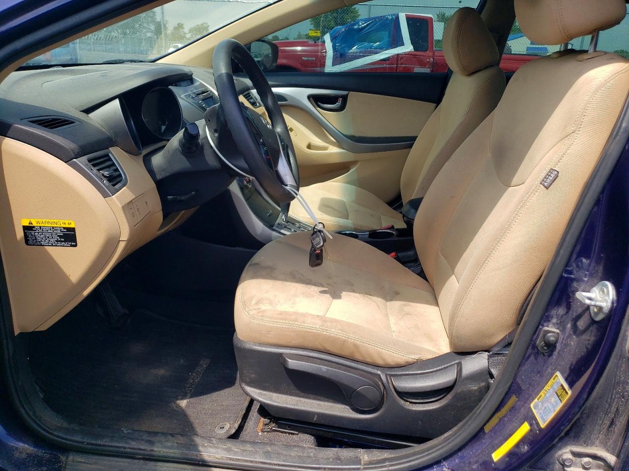 2013 Hyundai Elantra Gls Blue vin: 5NPDH4AE3DH383033