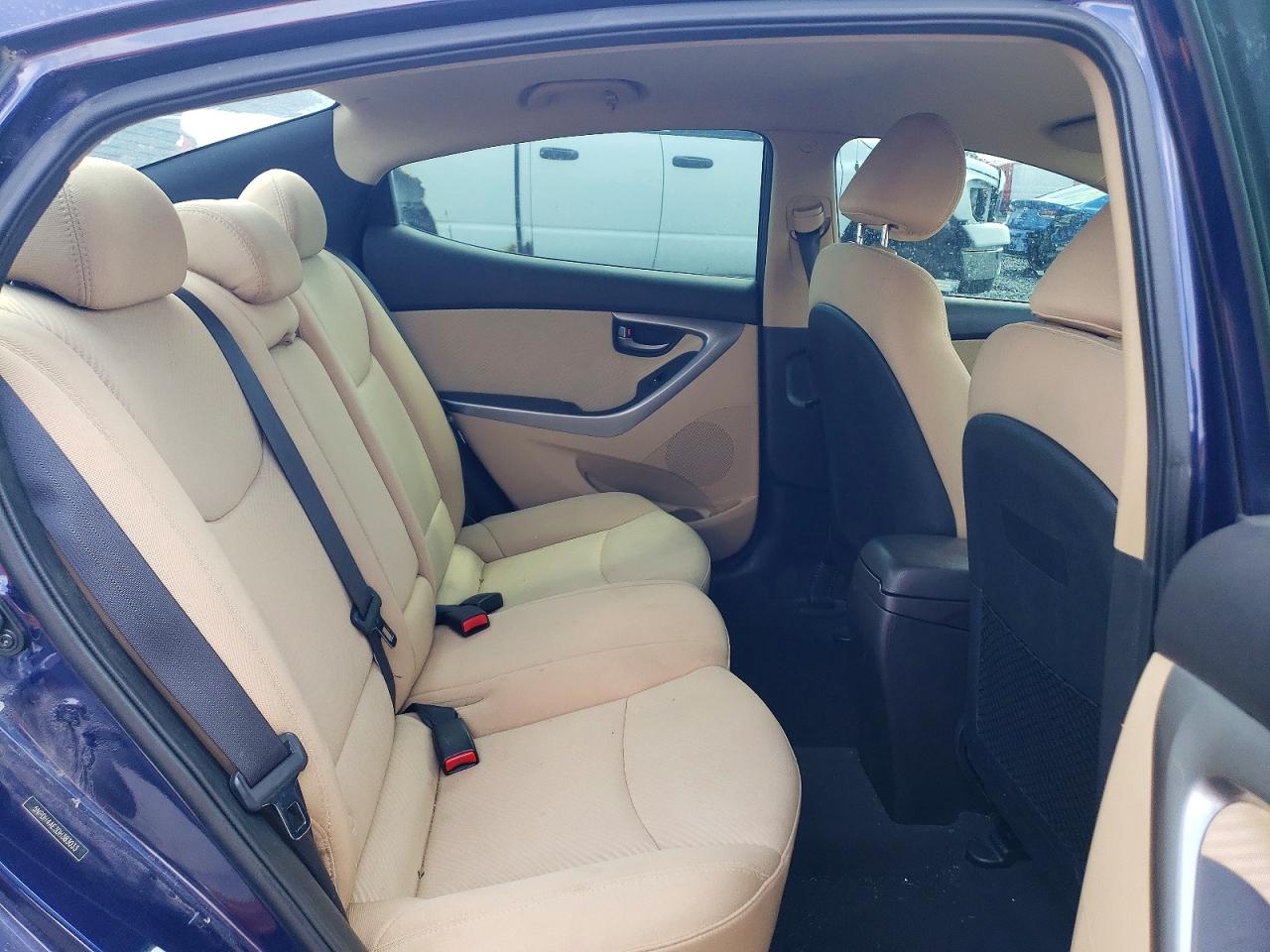 2013 Hyundai Elantra Gls Blue vin: 5NPDH4AE3DH383033